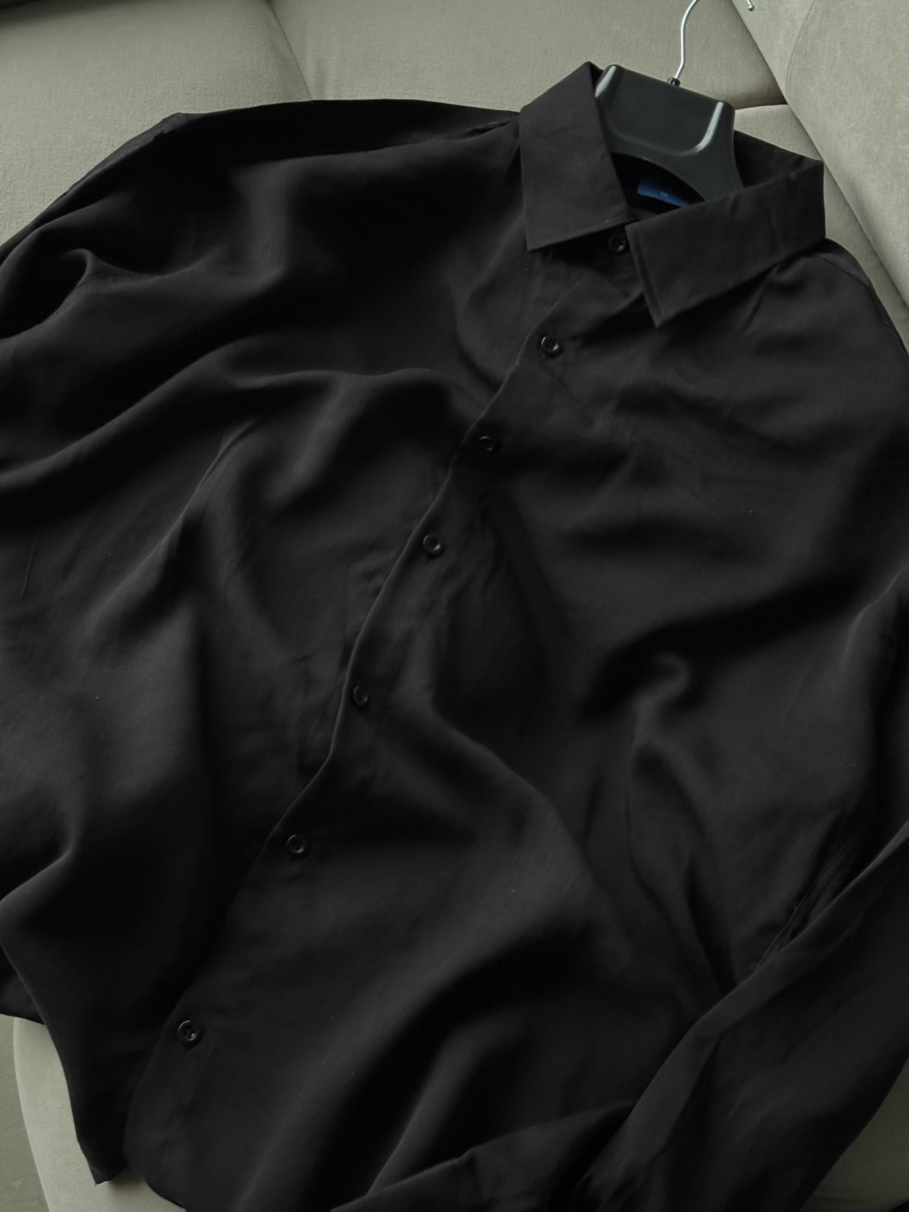 Ekstra Premium Bol Kalıp Kumaş Gömlek