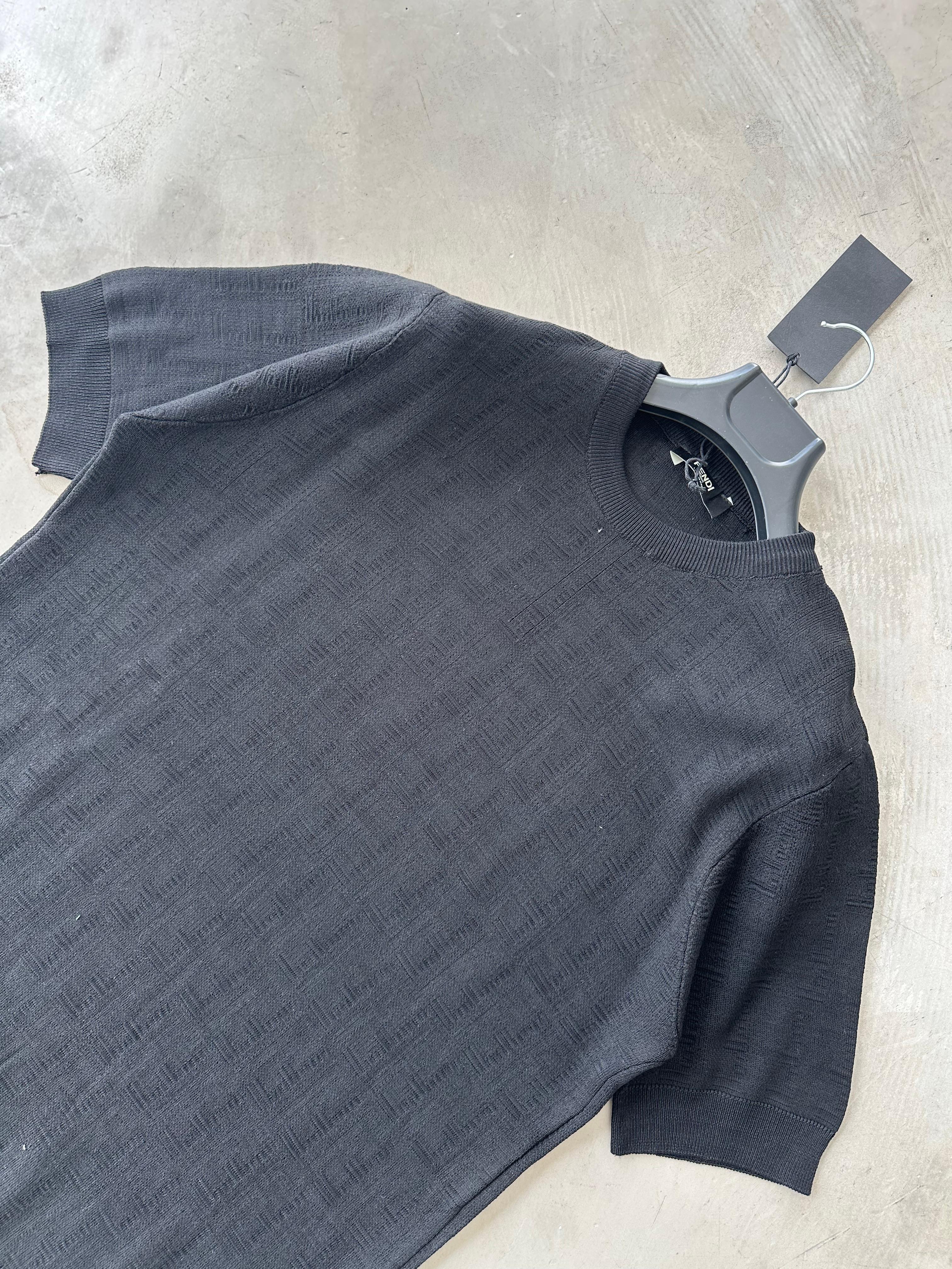 FND Nakışlı Basic Triko Tshirt