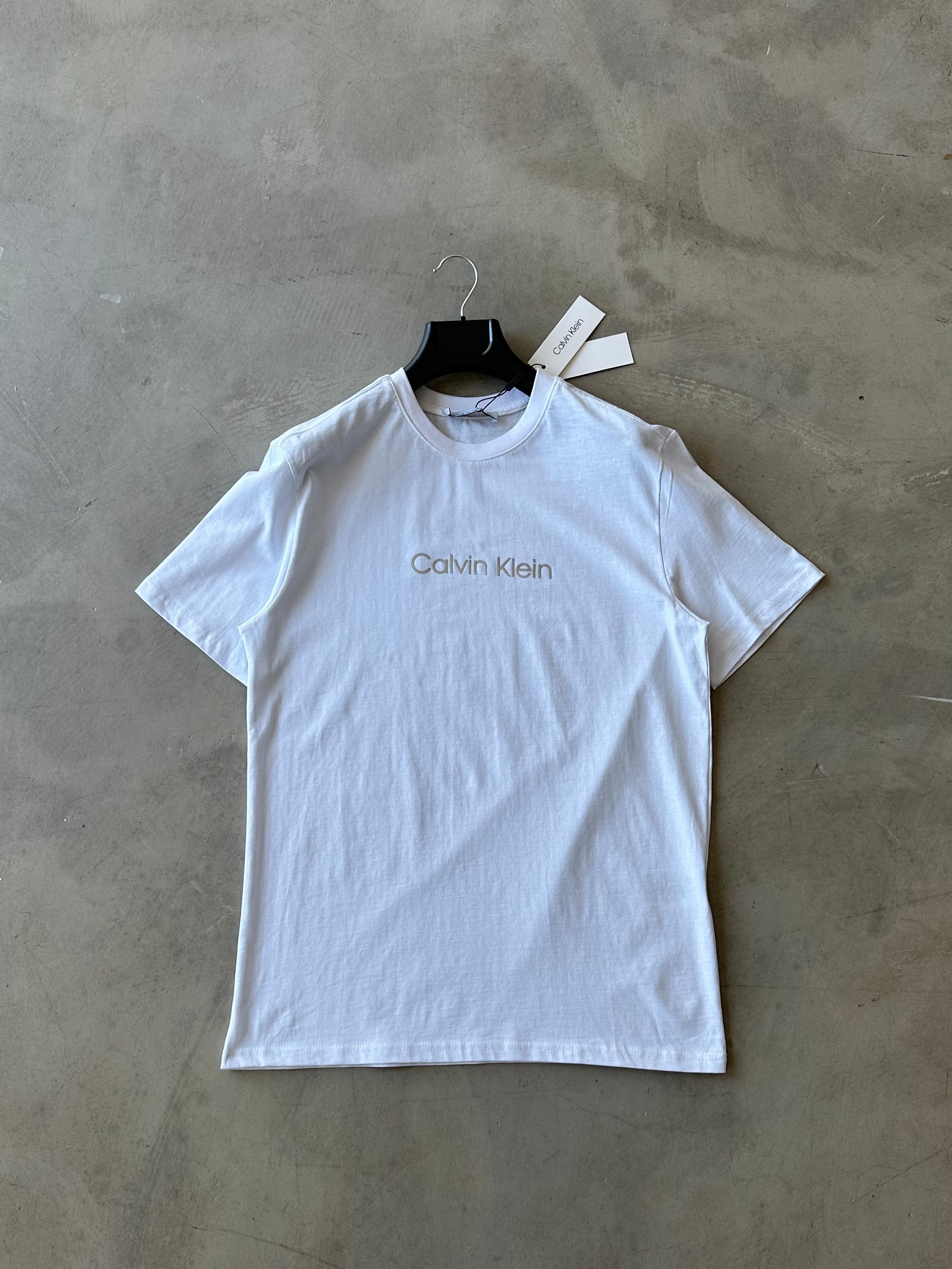 CK Ultra Luxury Baskılı Premium Tee - Beyaz