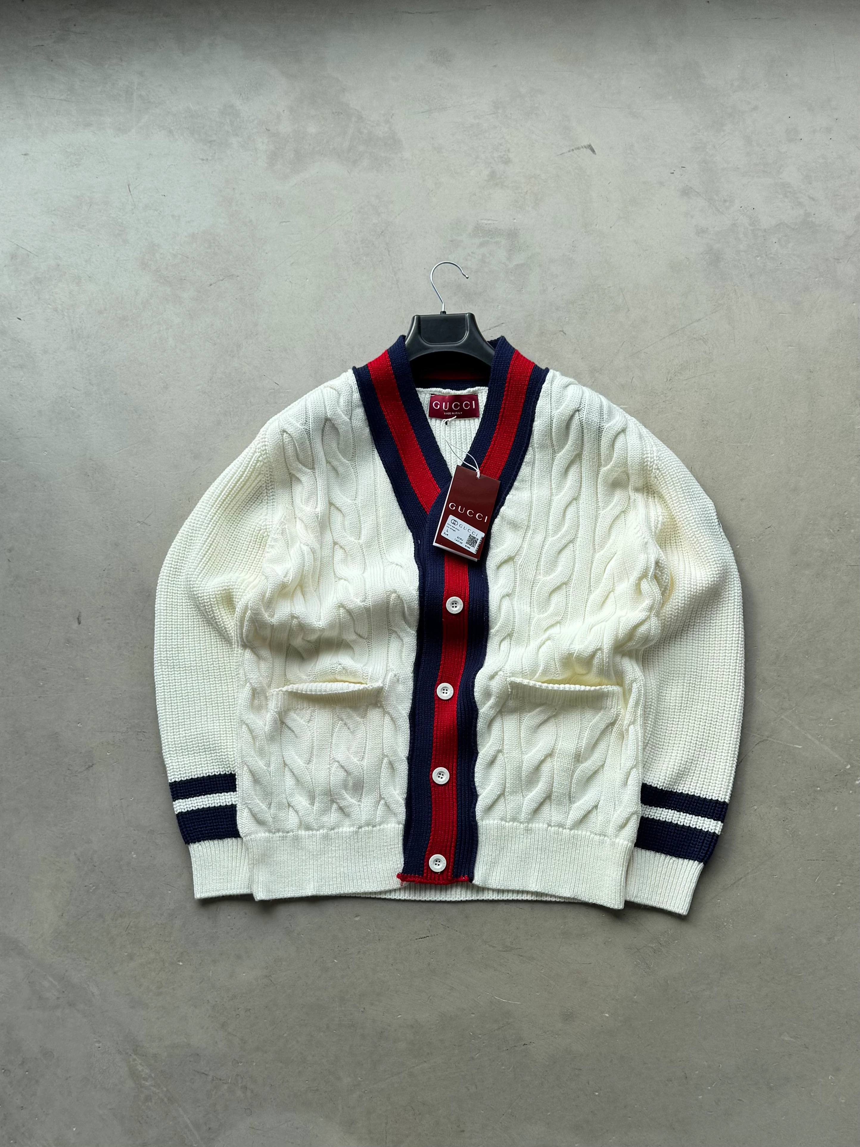 GCC Premium Desenli Düğmeli Triko