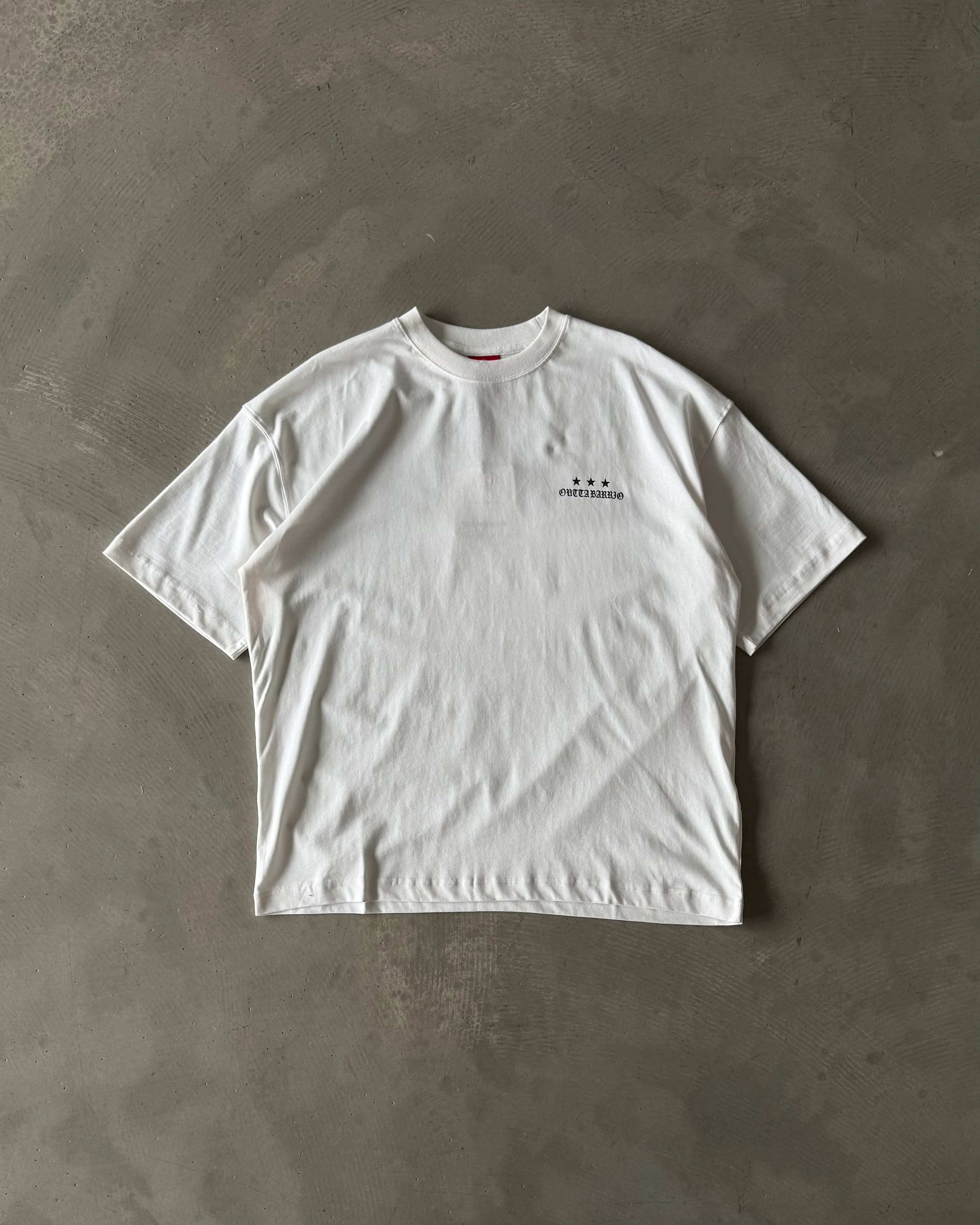 Arka Baskılı " Gazete " Basic T-Shirt