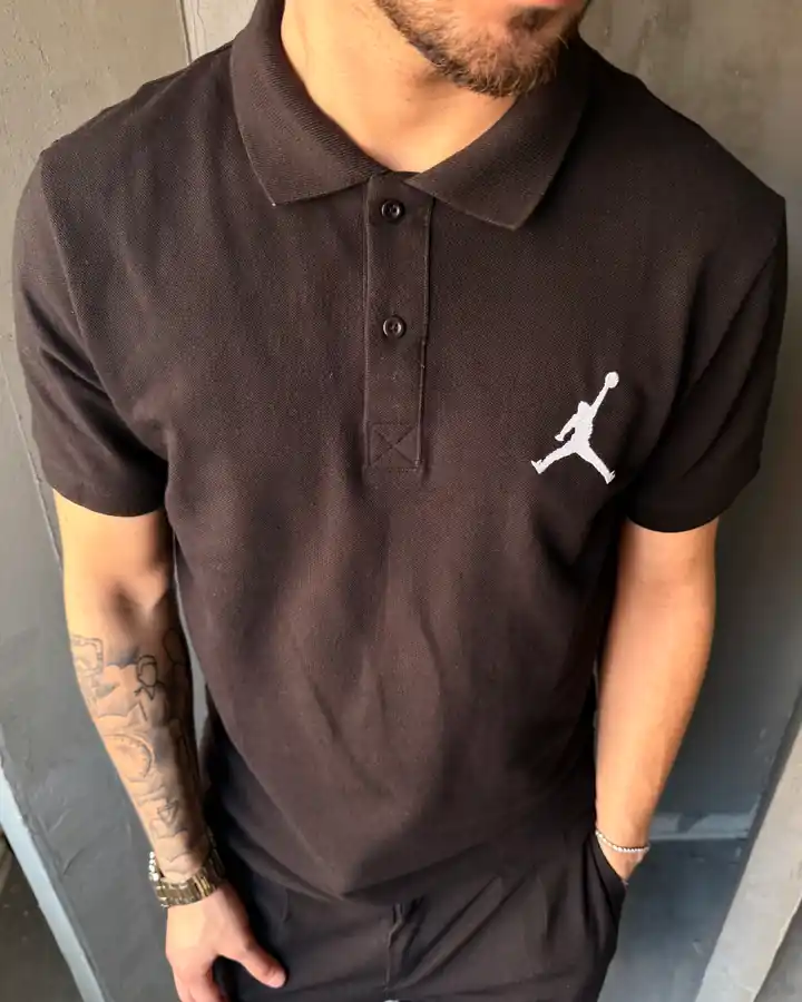 Sol Göğüs Logo Detaylı Polo Yaka T-Shirt