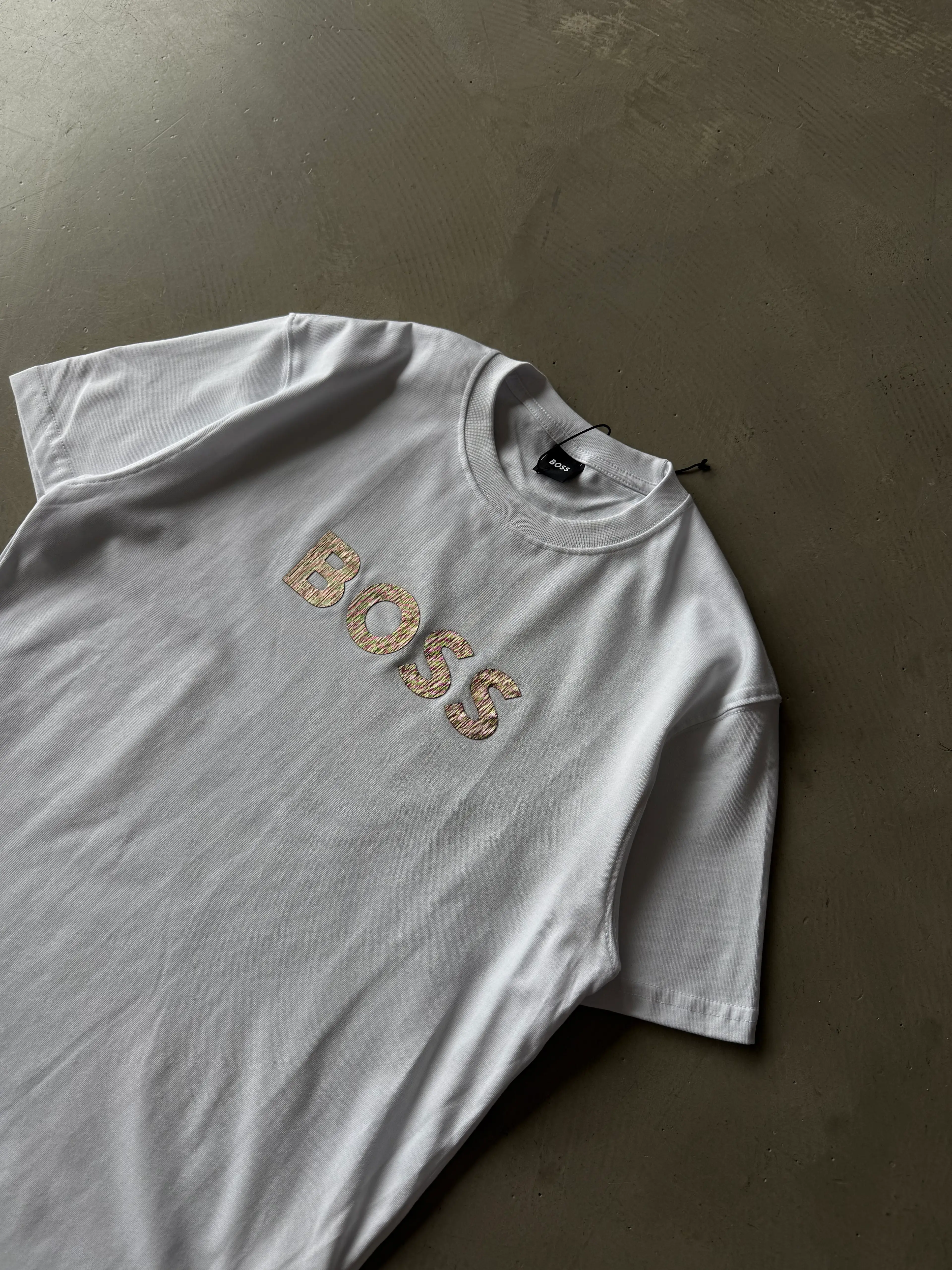 " BOSS " Basic Yaka T-Shirt