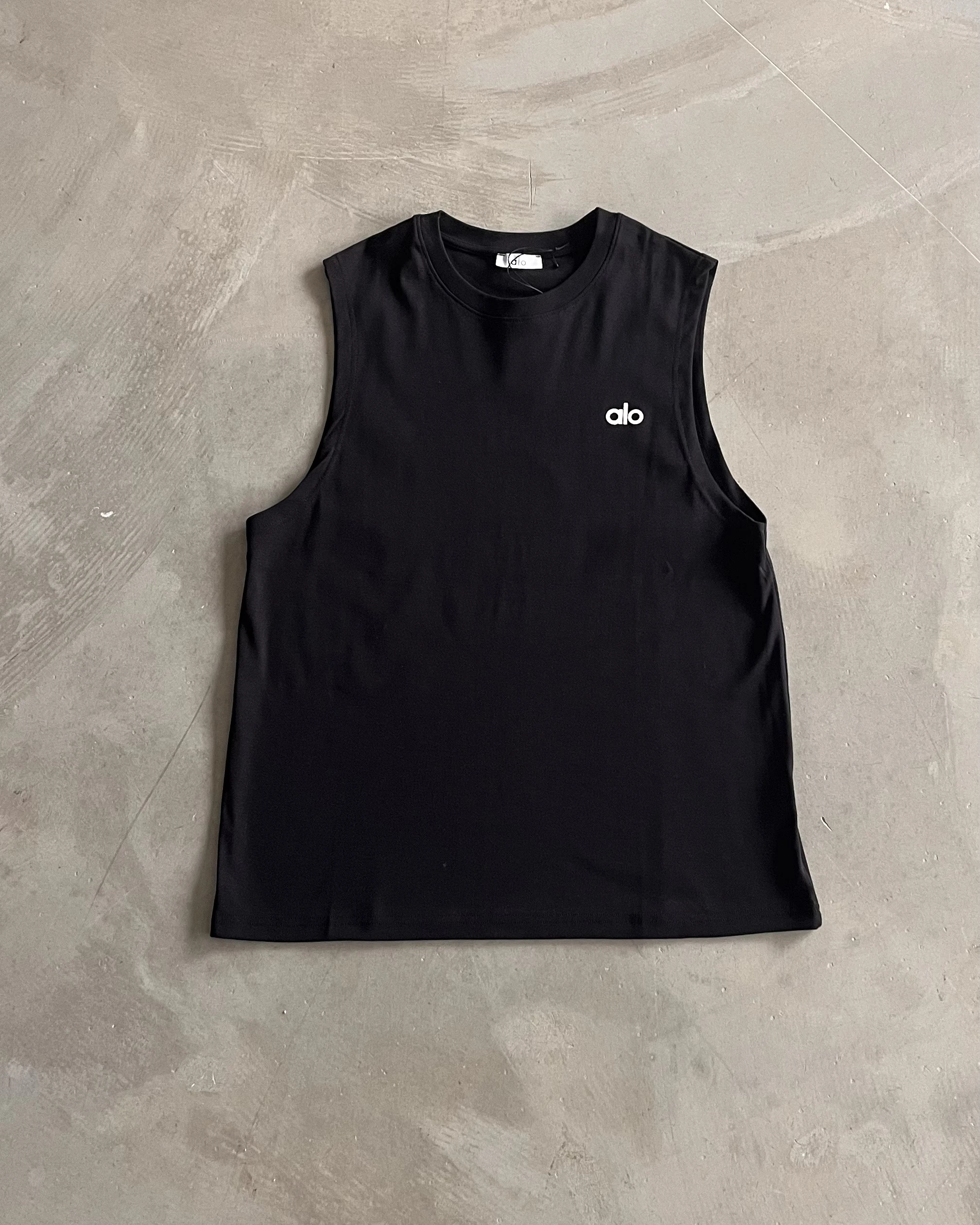 Baskı Detaylı Sıfır Kol T-Shirt