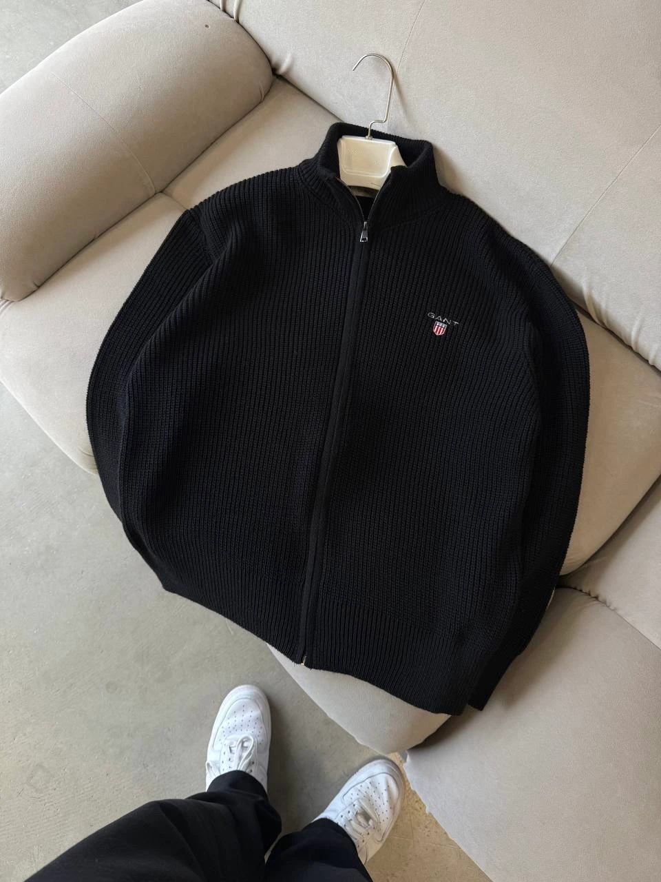 GNT Premium Fermuarlı Triko - Siyah