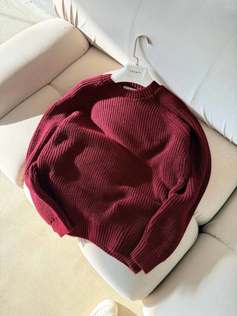 Premium Basic Örme Triko - Mürdüm