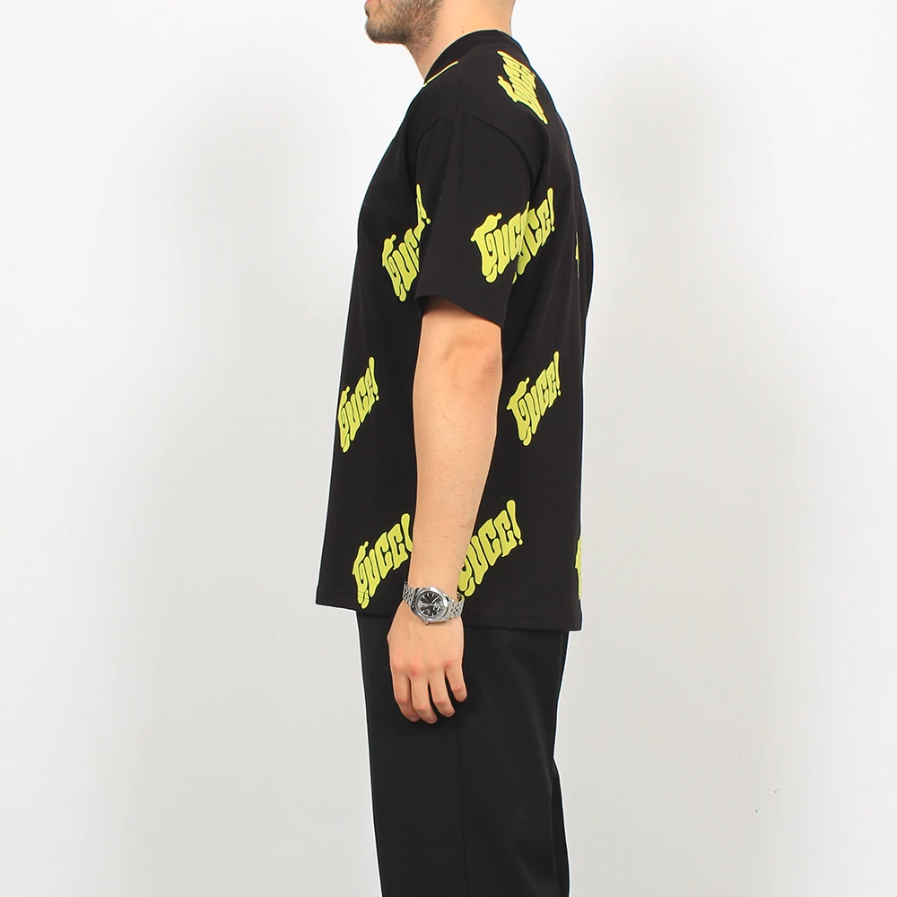 Neon Baskı Detaylı T-Shirt