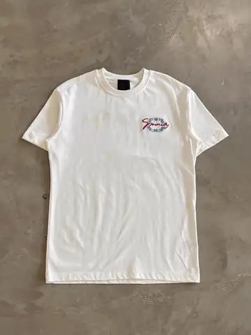 Ön ve Arka Nakış Detaylı T-Shirt