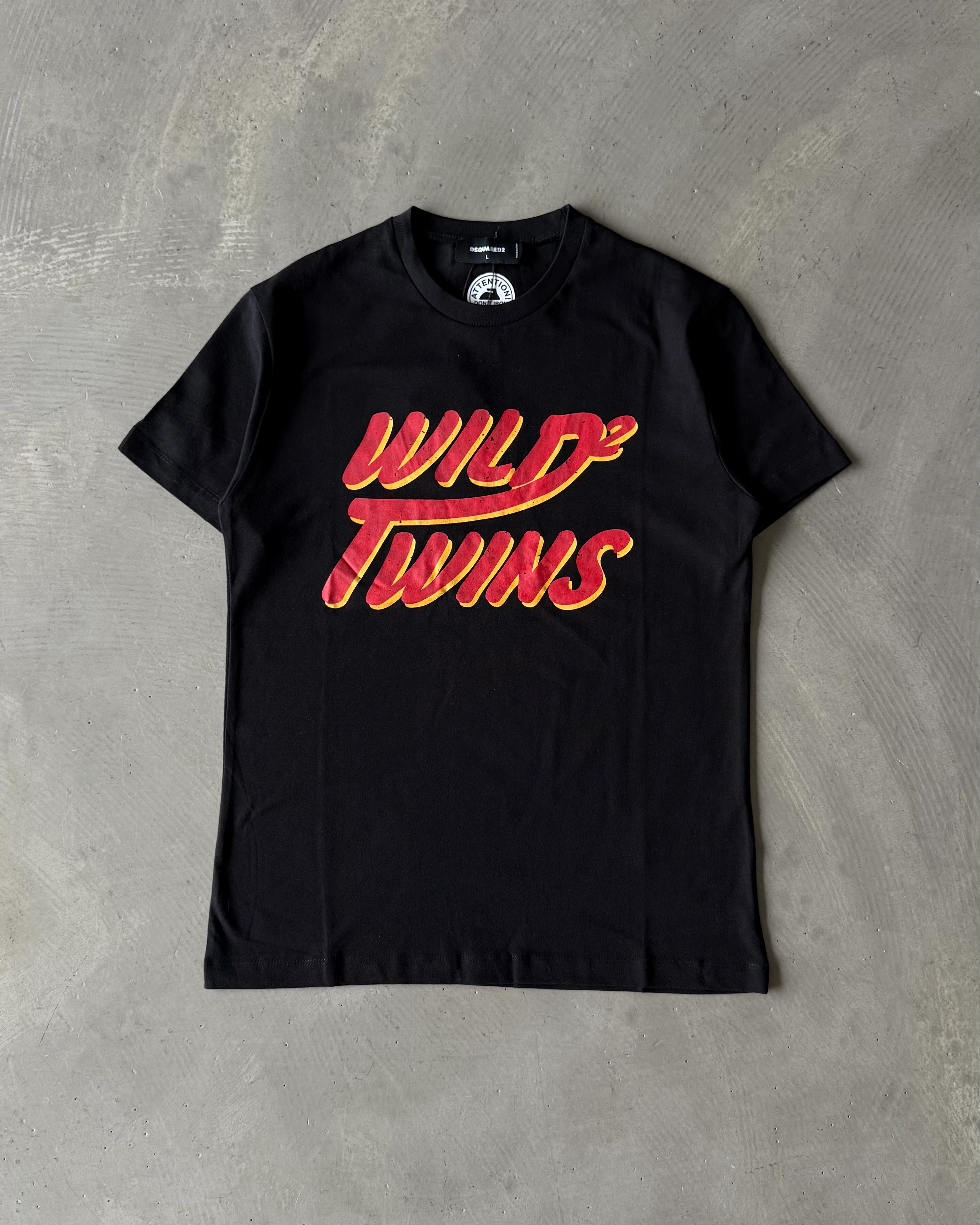 Göğüs Baskılı Basic T-Shirt