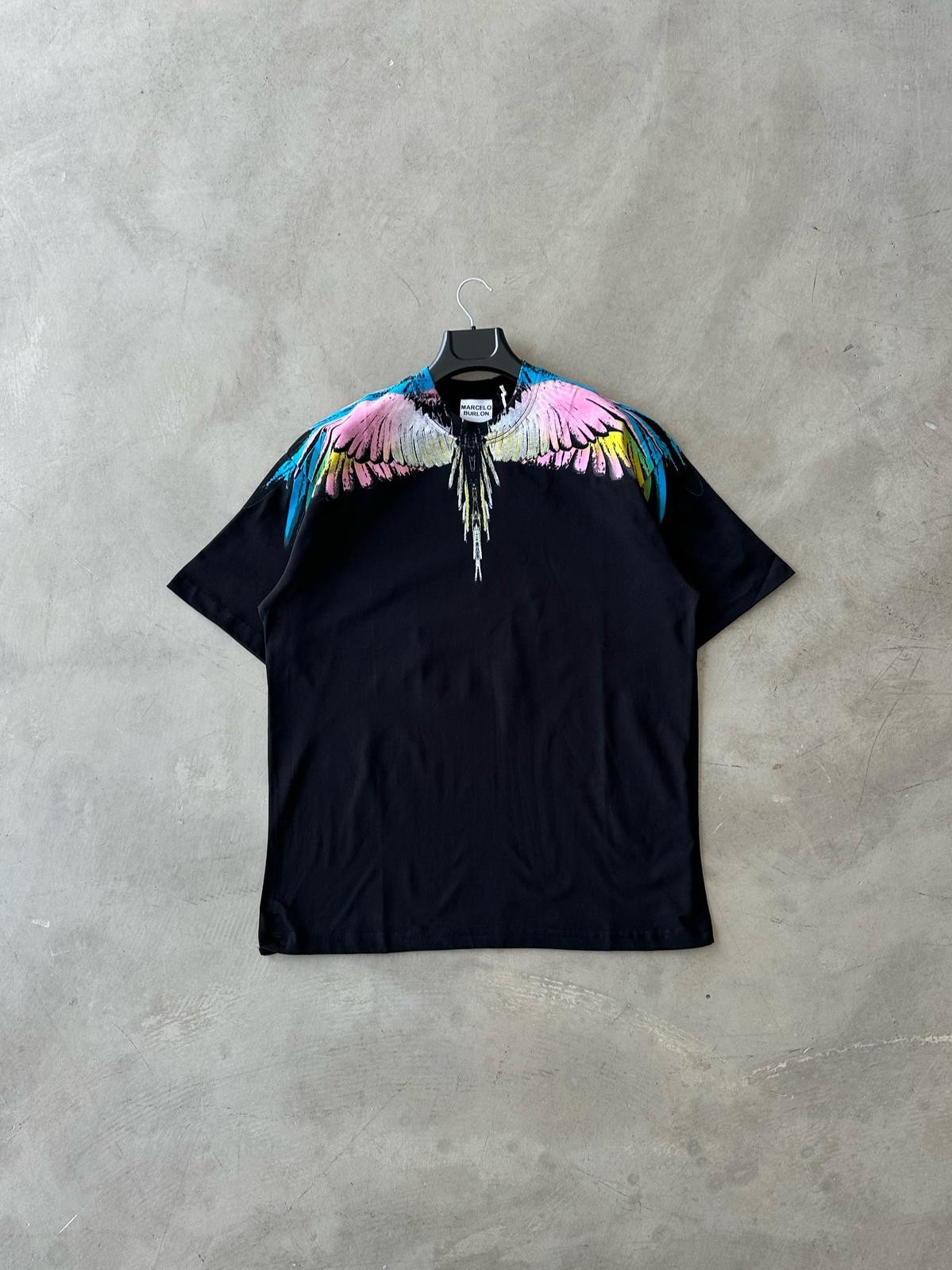 MB Premium Omuz Baskılı Tee's - Pembe