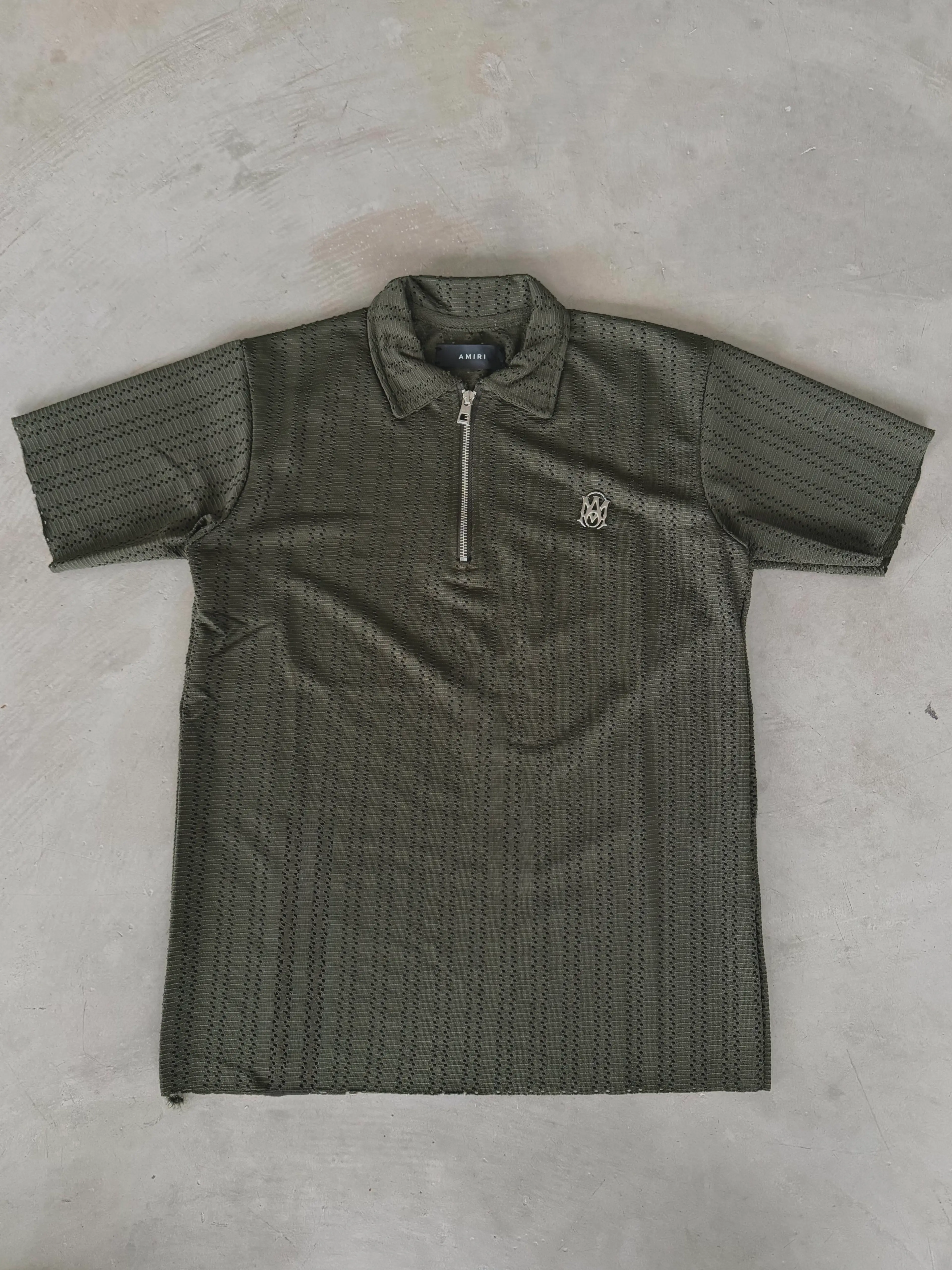 Logo Detaylı Yarım Fermuarlı Polo Yaka T-Shirt