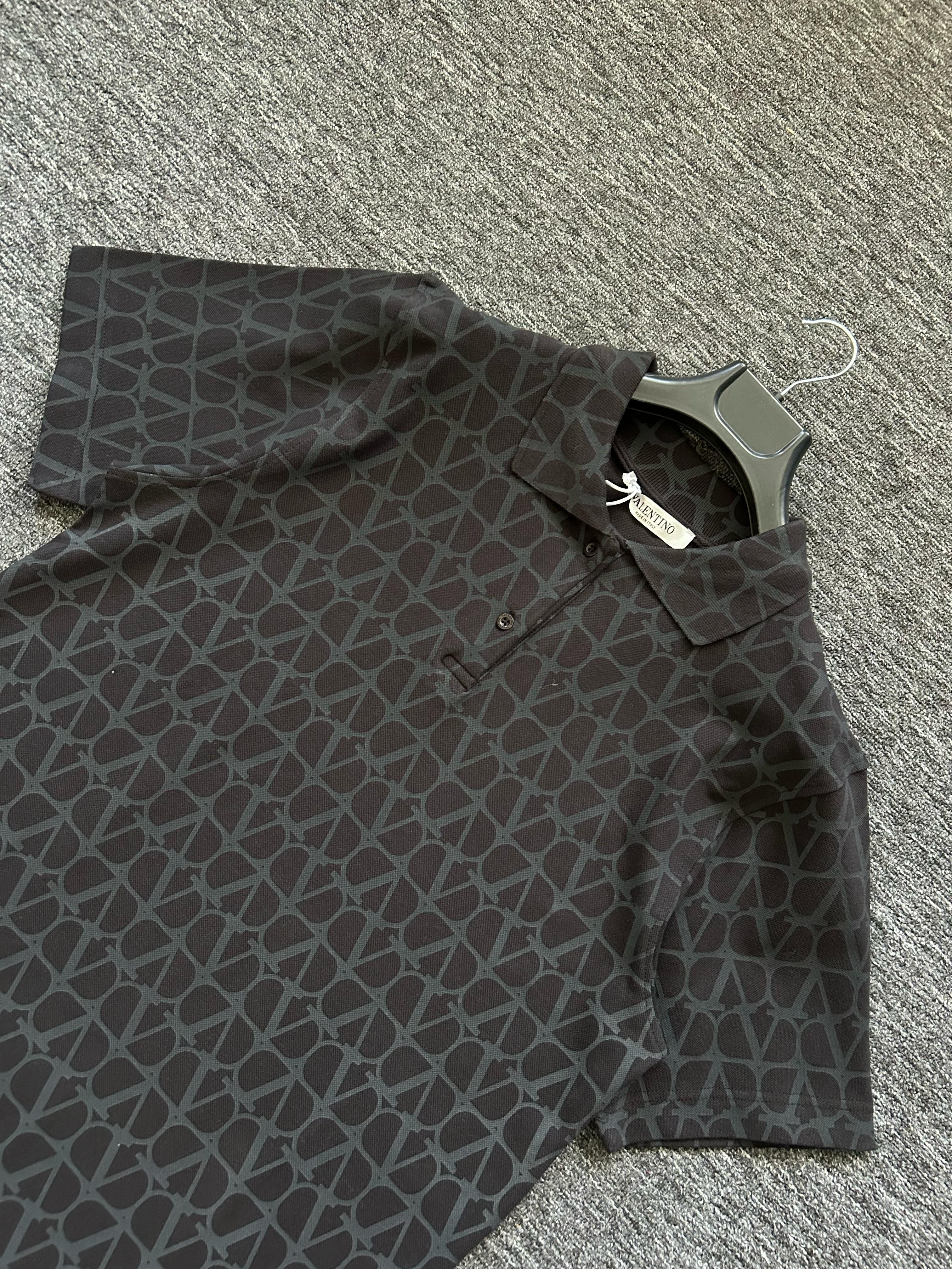 VLNT Premium Desenli Polo Yaka Tee
