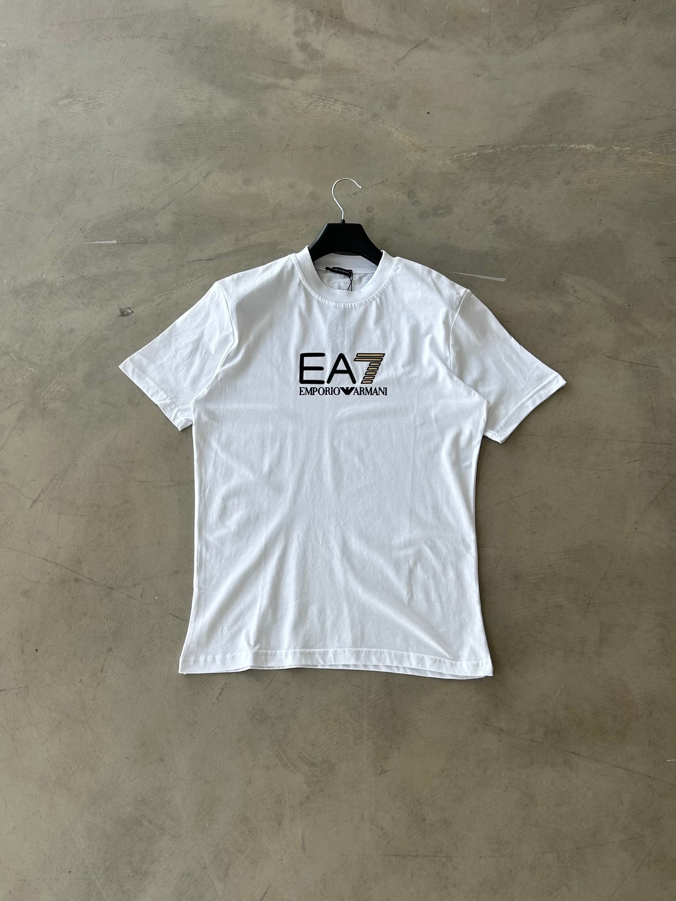 EA7 Orta Nakışlı Premium Basic Tshirt - 1