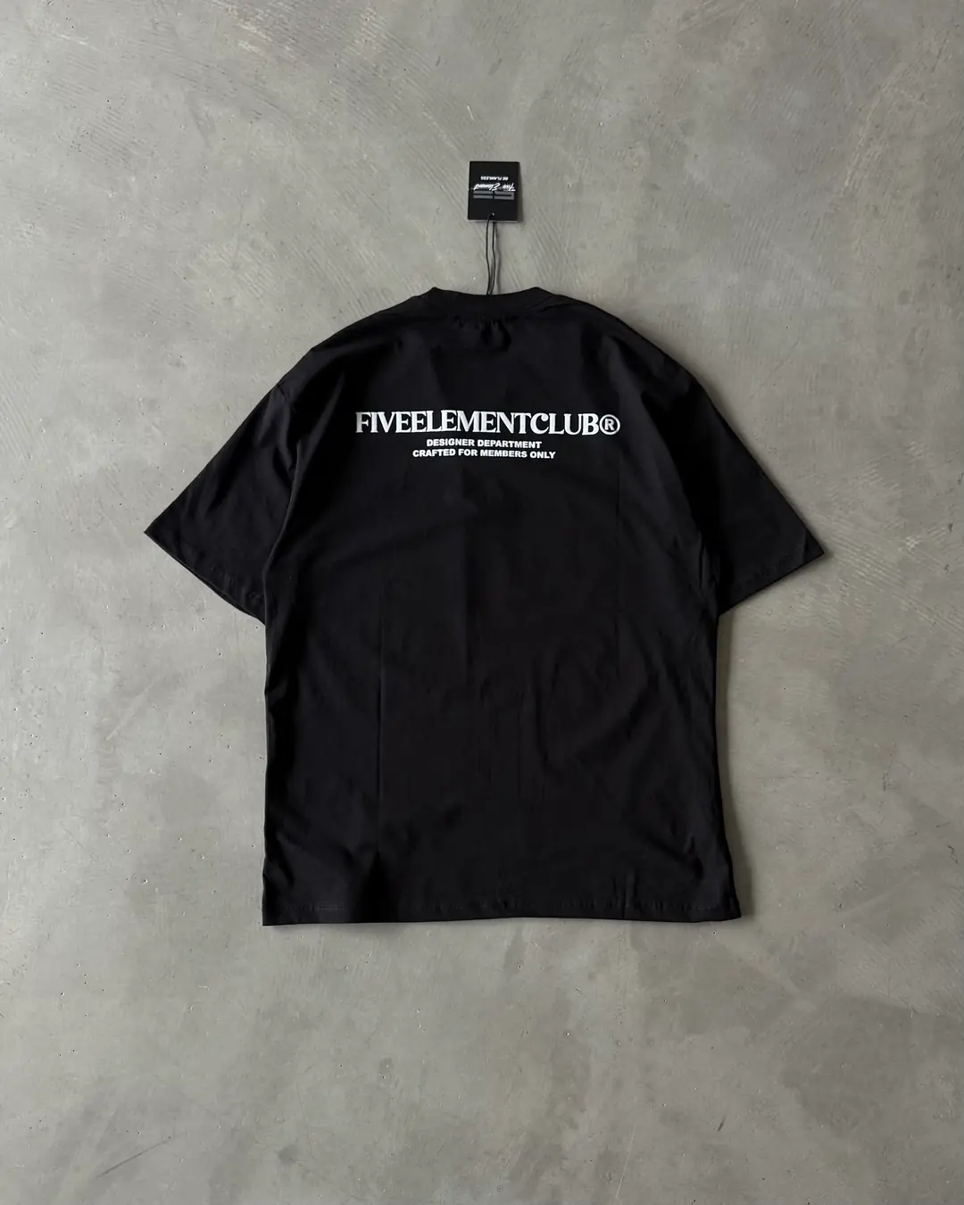 Sol Göğüs ve Arka Logolu Basic T-Shirt