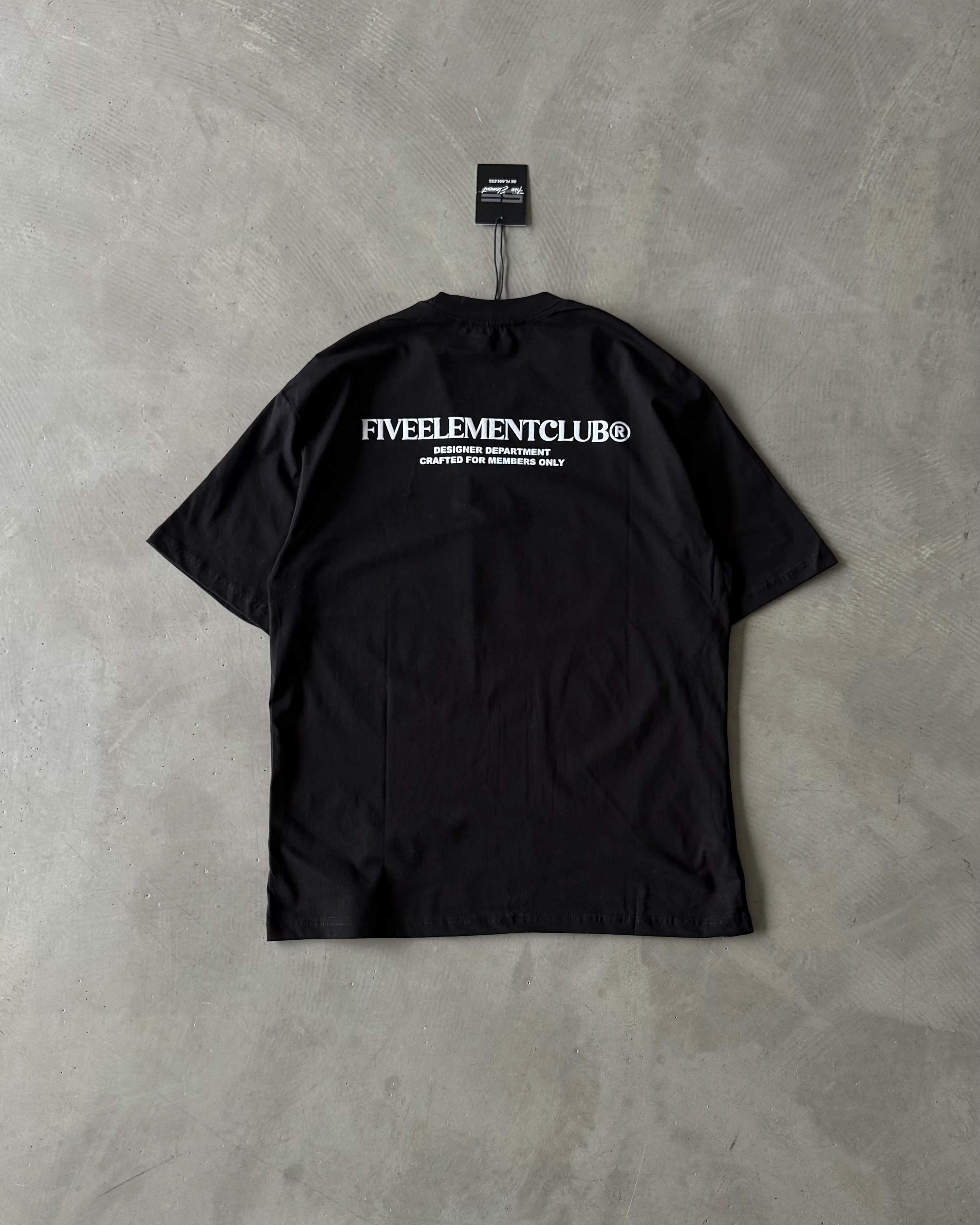 Sol Göğüs ve Arka Logolu Basic T-Shirt