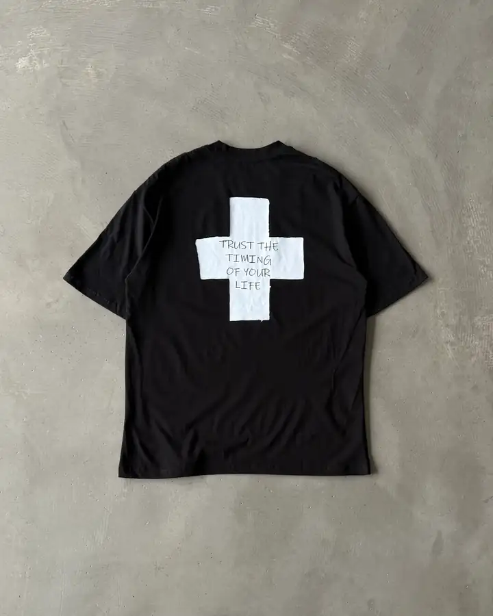 Arka Baskılı Kısa Kollu T-Shirt