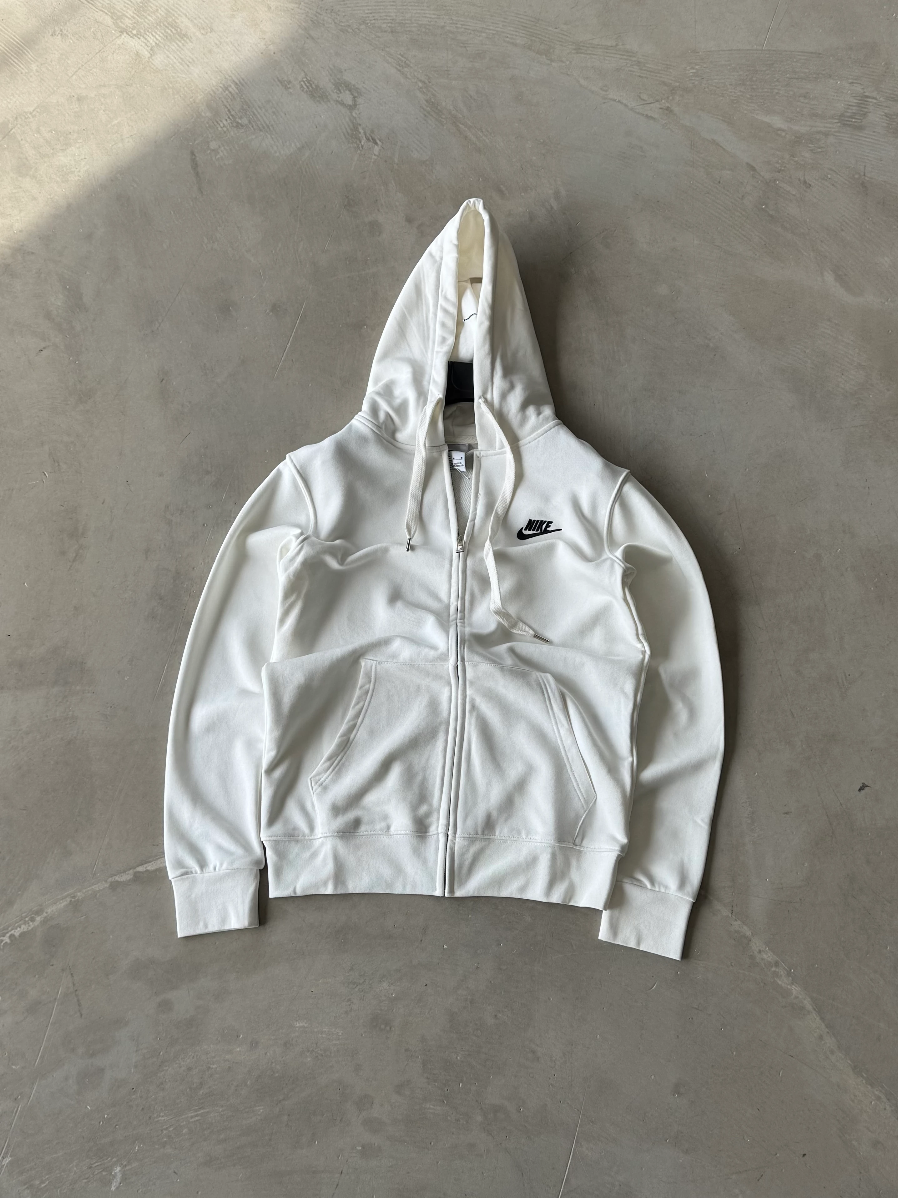 NK Nakışlı Extra Premium Zip - Beyaz