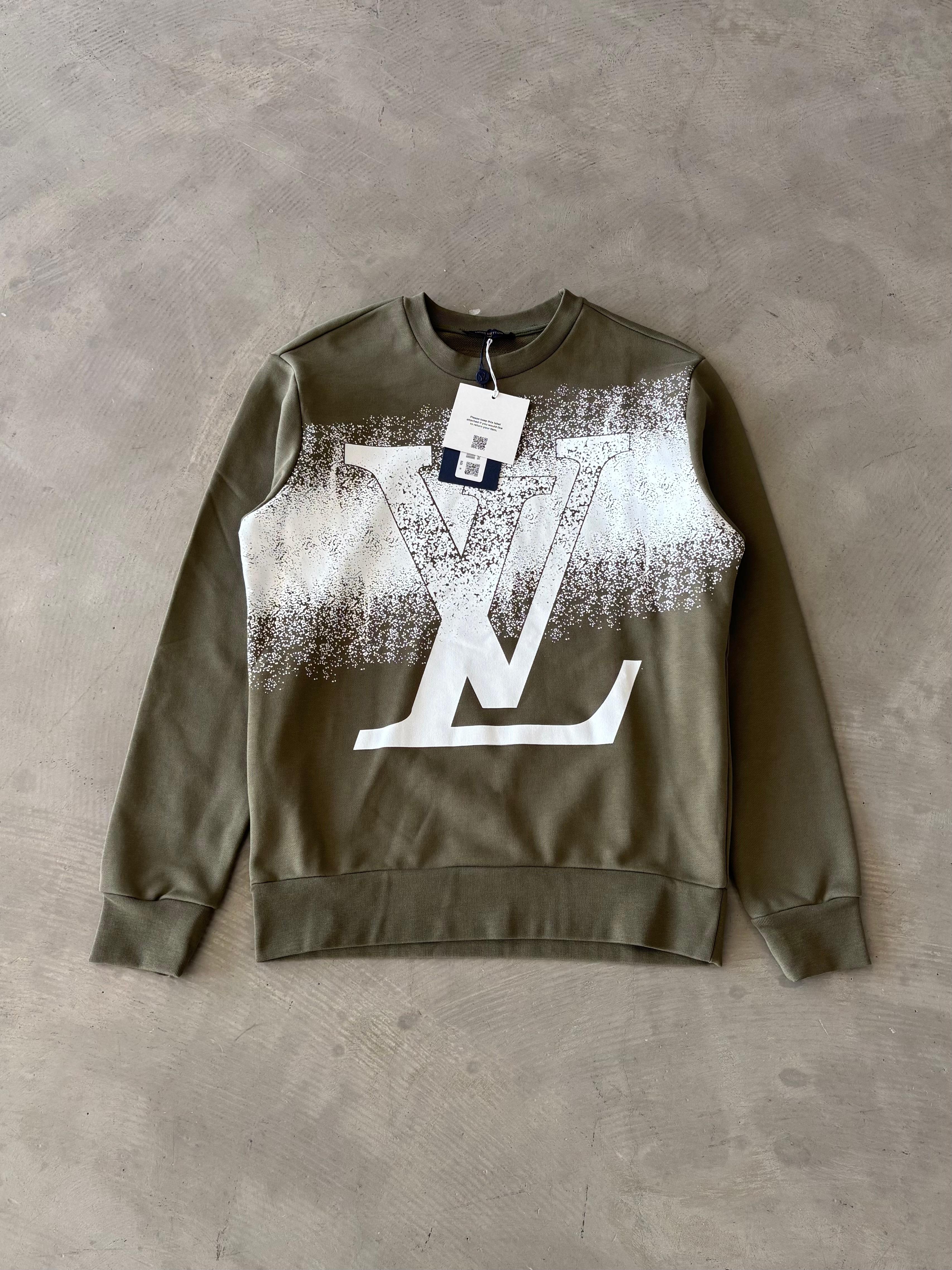 LV Premium Baskılı Sweatshirt