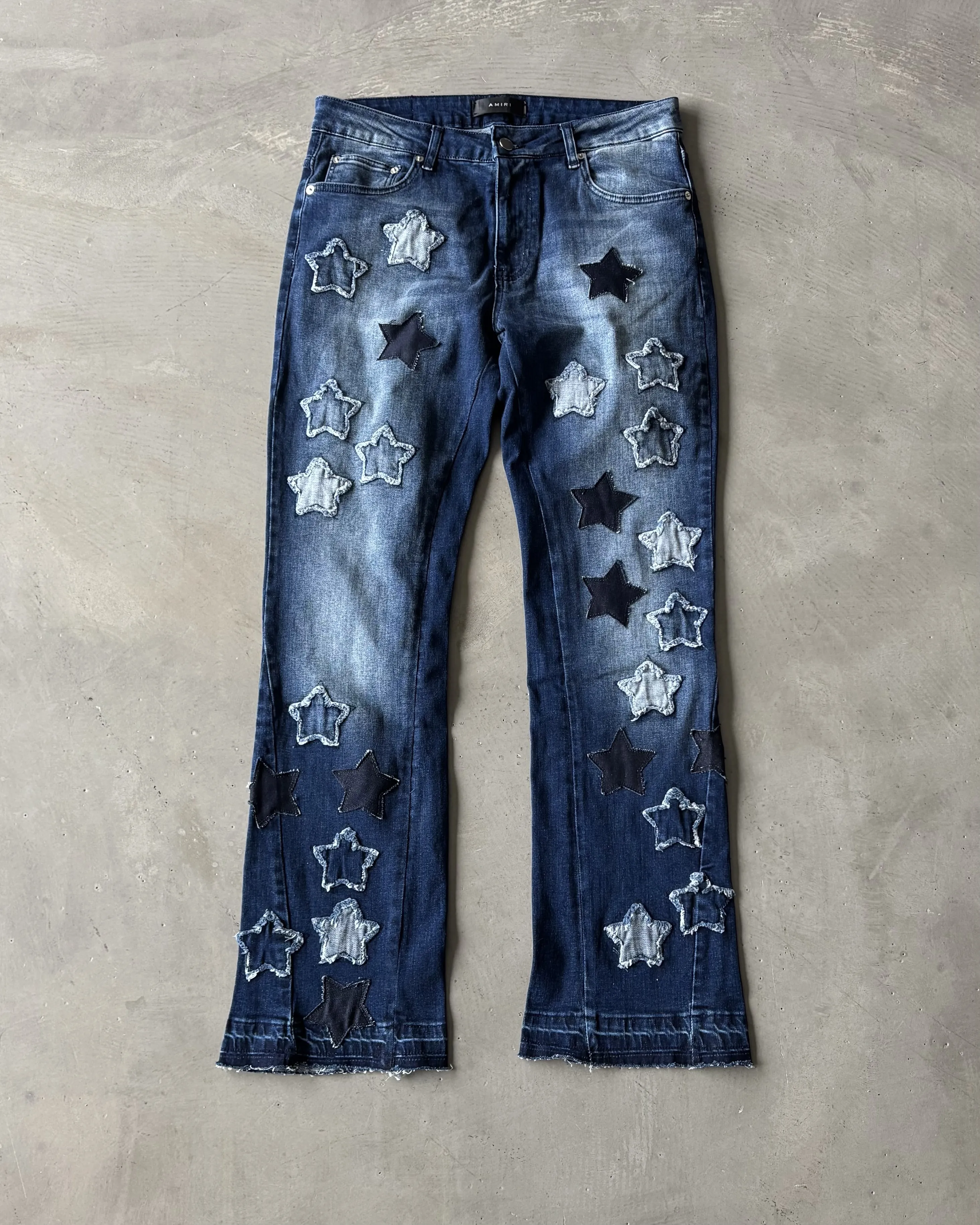 Yıldız Nakış Detaylı Kot Pantolon