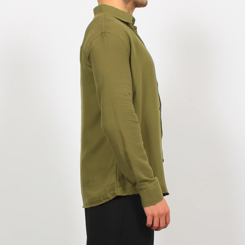 Pera-Bambu Keten Regular Gömlek