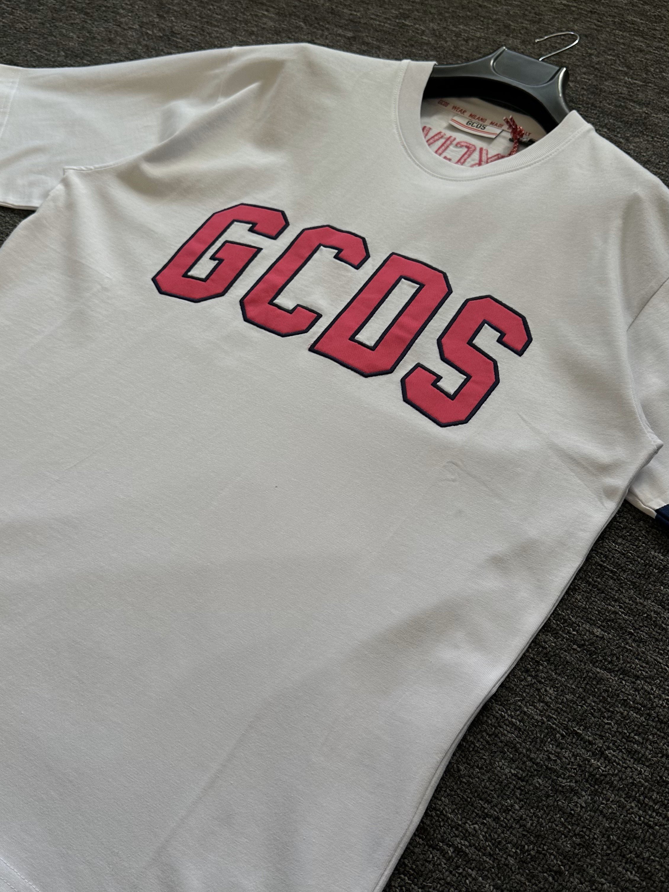 GCDS Premium Kabartma Baskı Oversized Tee