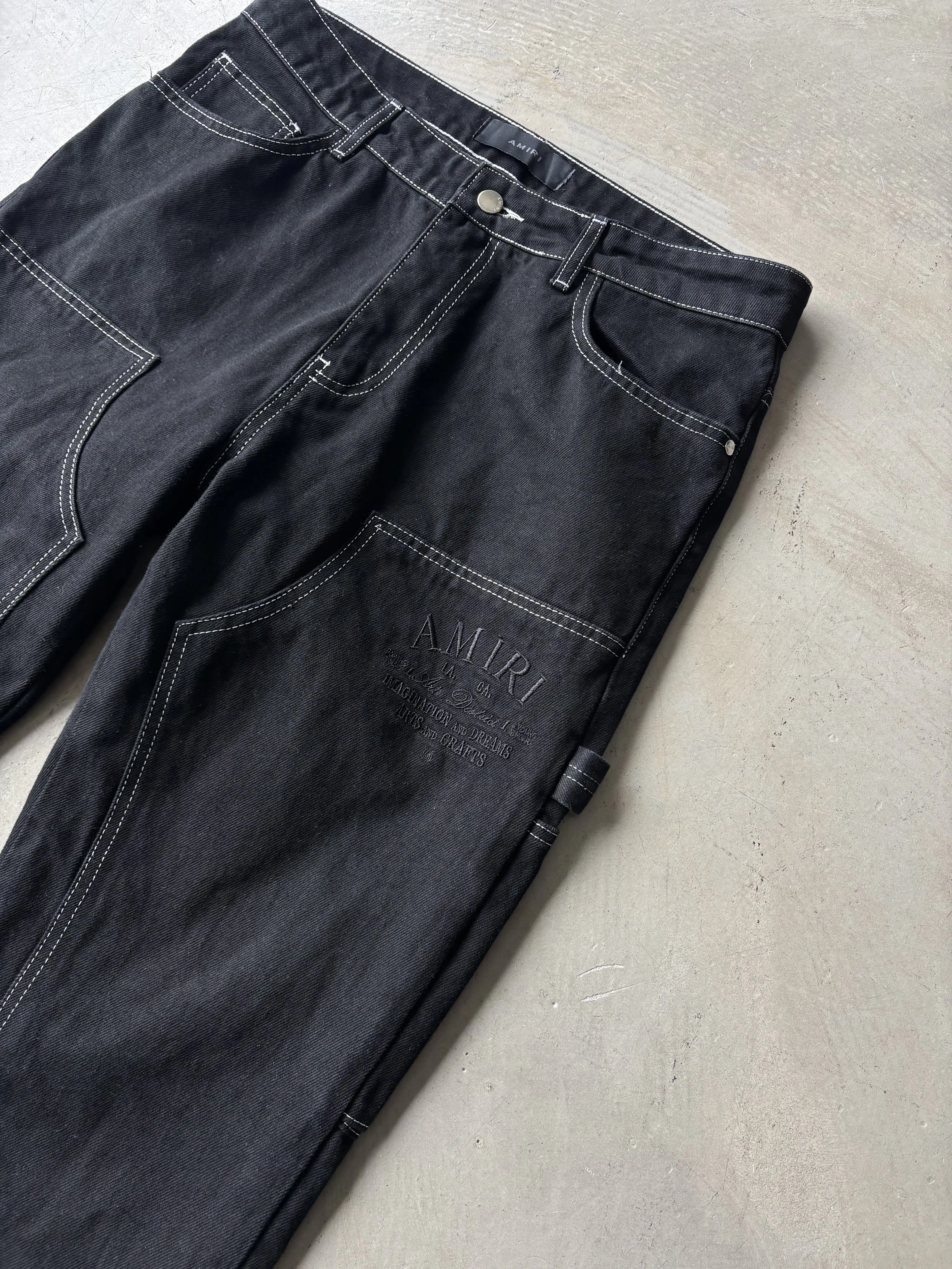 Nakış Detaylı Kot Pantolon