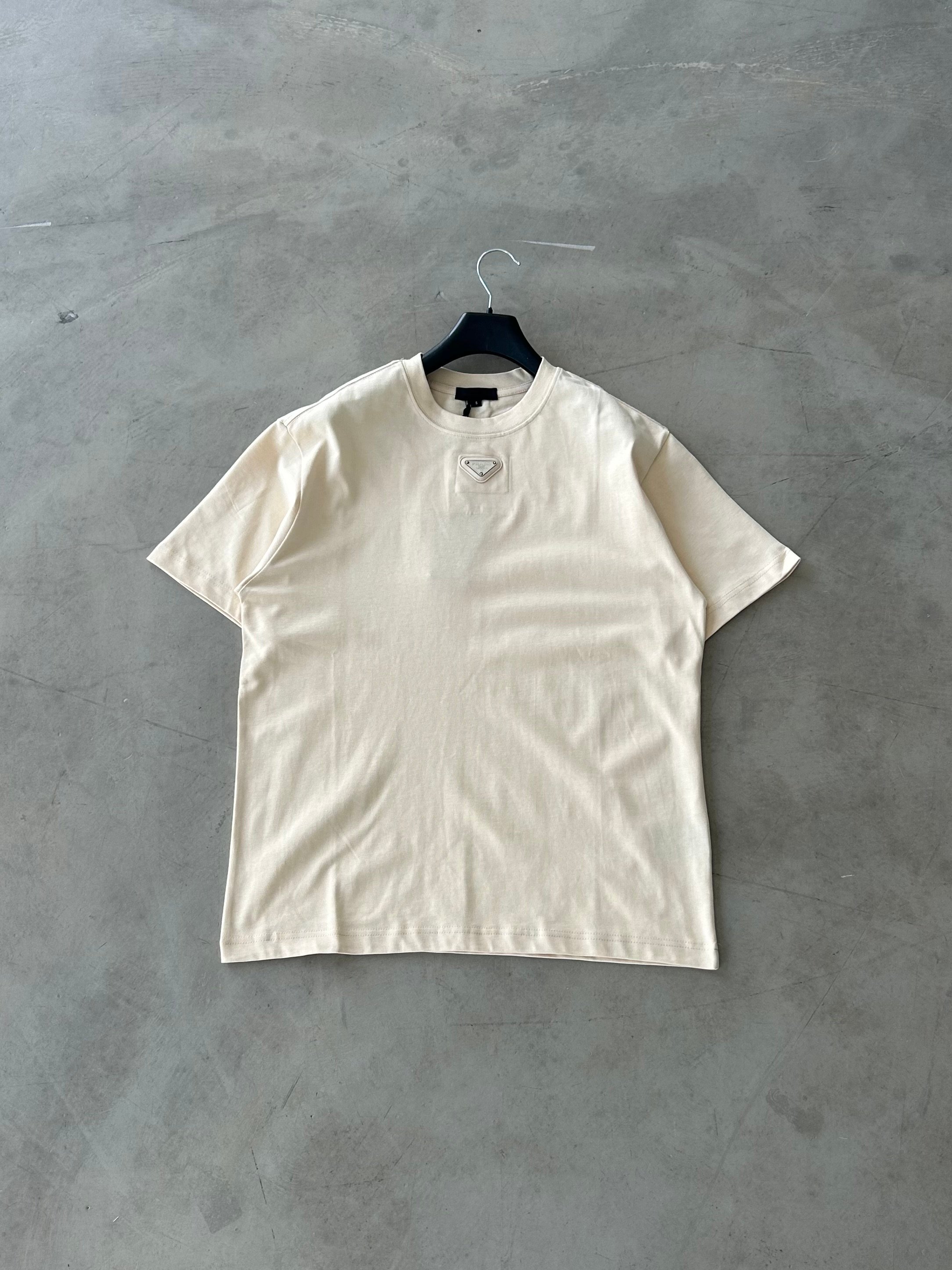 PRD Logo Detay Premium Basic Tshirt - toz pembe