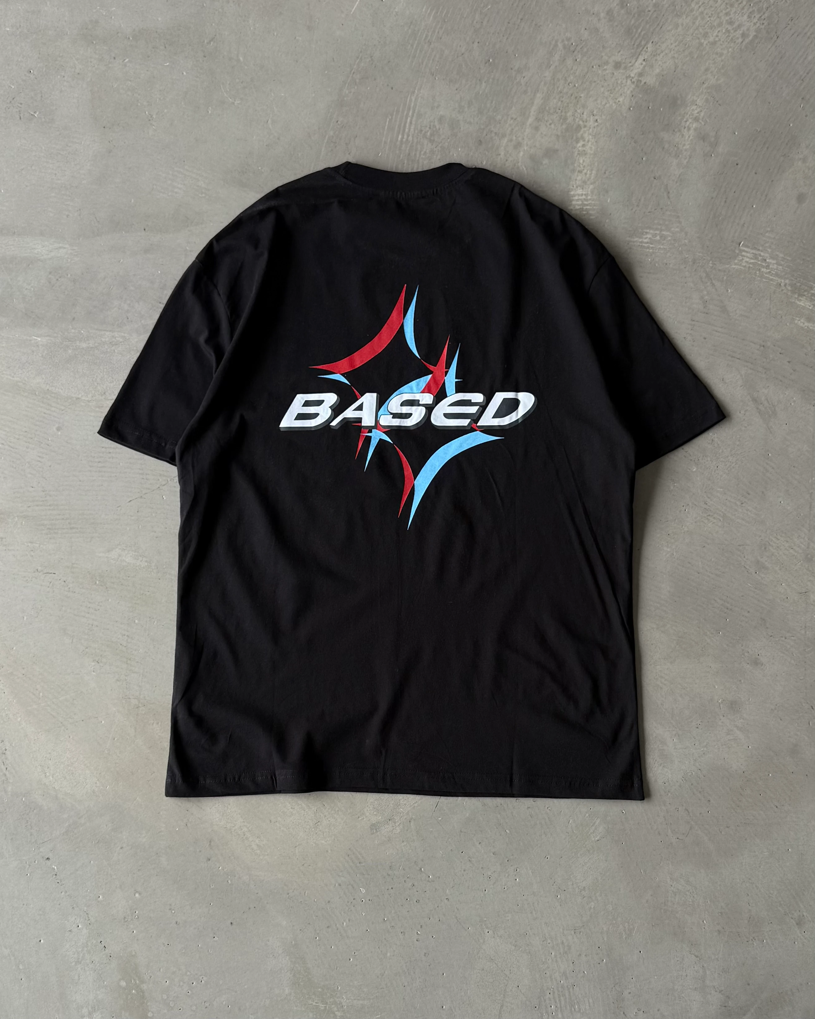 Ön ve Arka Baskılı Kısa Kollu T-Shirt