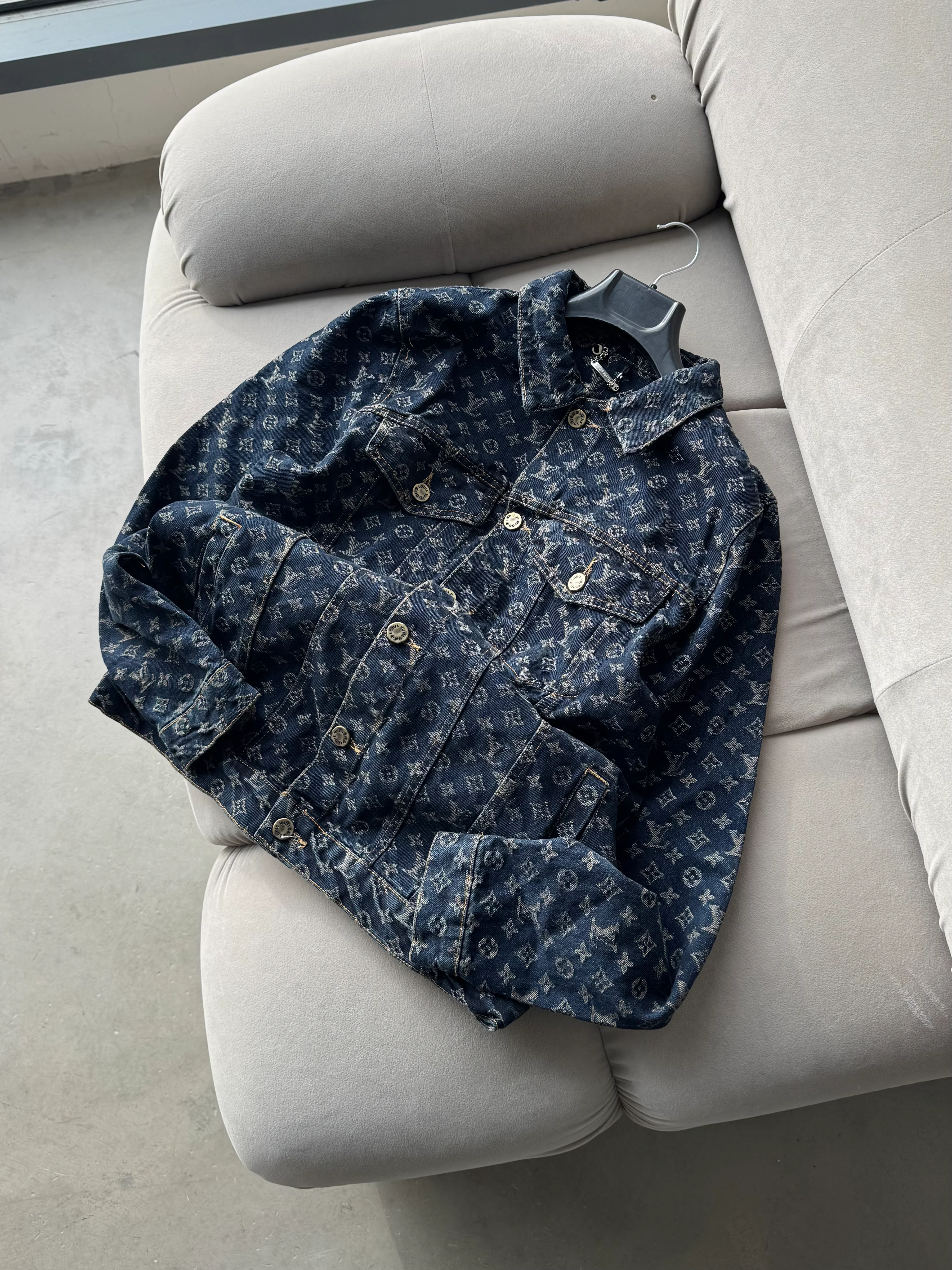 LV Extra Premium Detaylı Kot Ceket