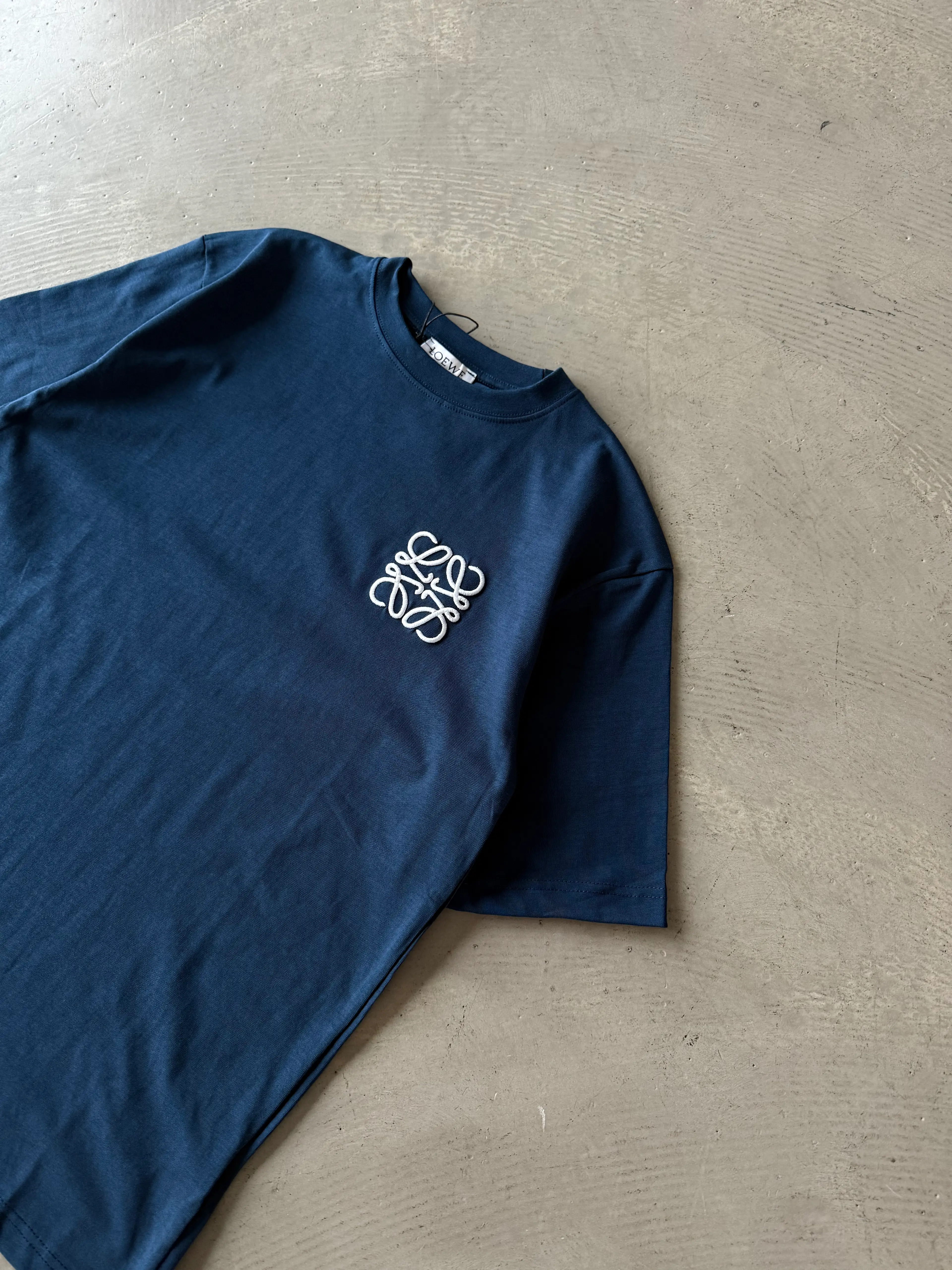 Sol Göğüs Logo Nakışlı Basic T-Shirt