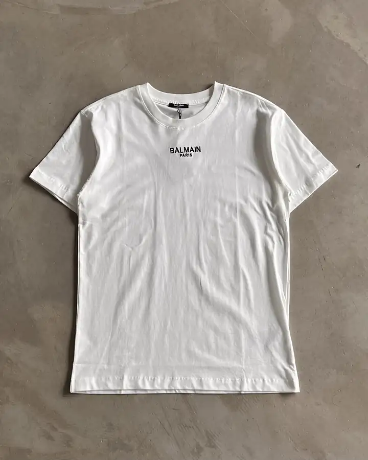 Göğüs Nakış Detaylı Basic T-Shirt