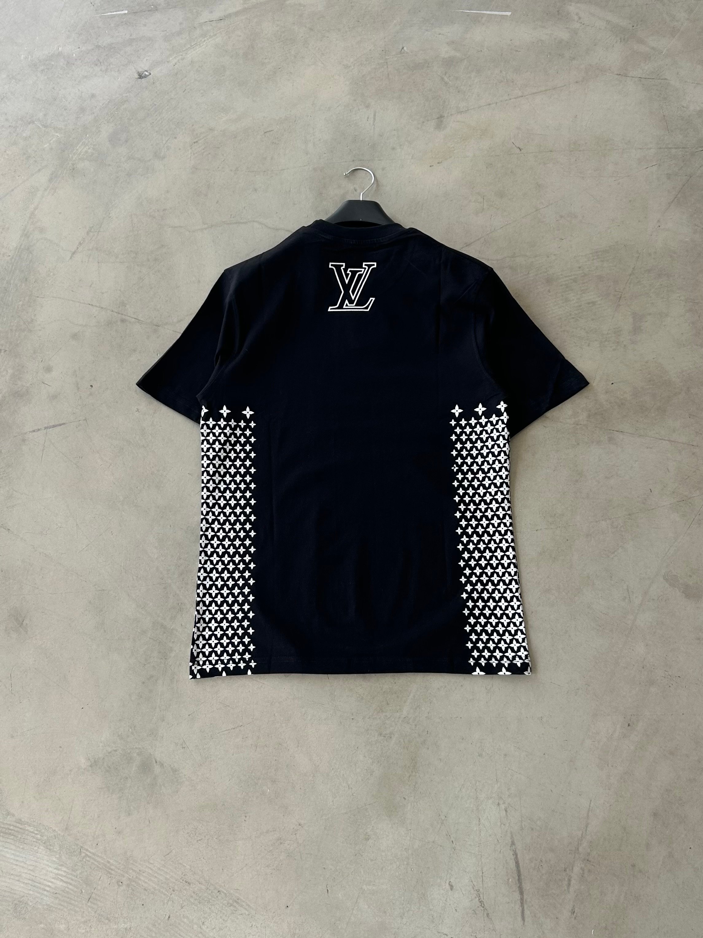 LV Baskılı Premium Basic Tshirt