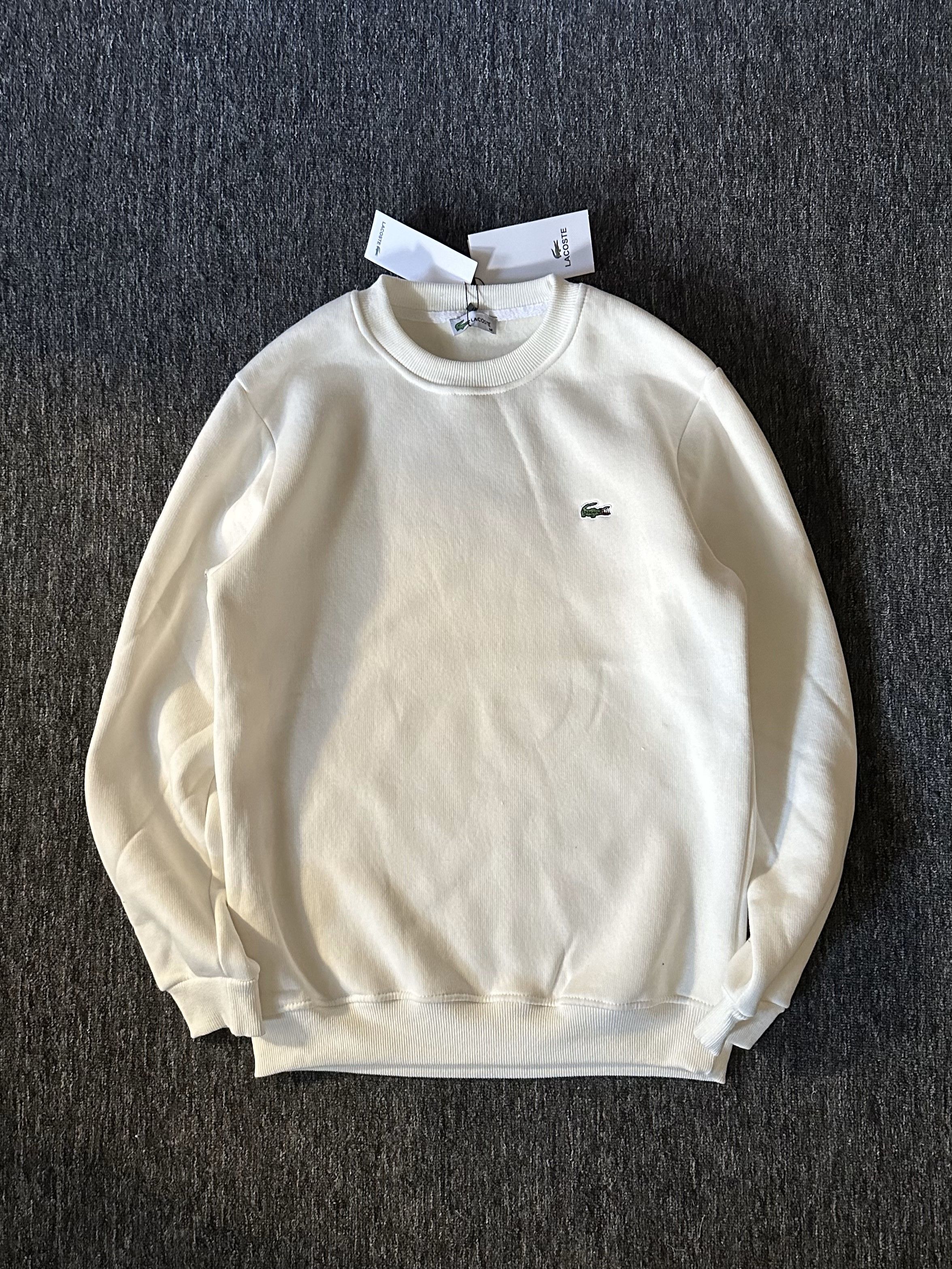 Premium Nakışlı Sweatshirt - Krem