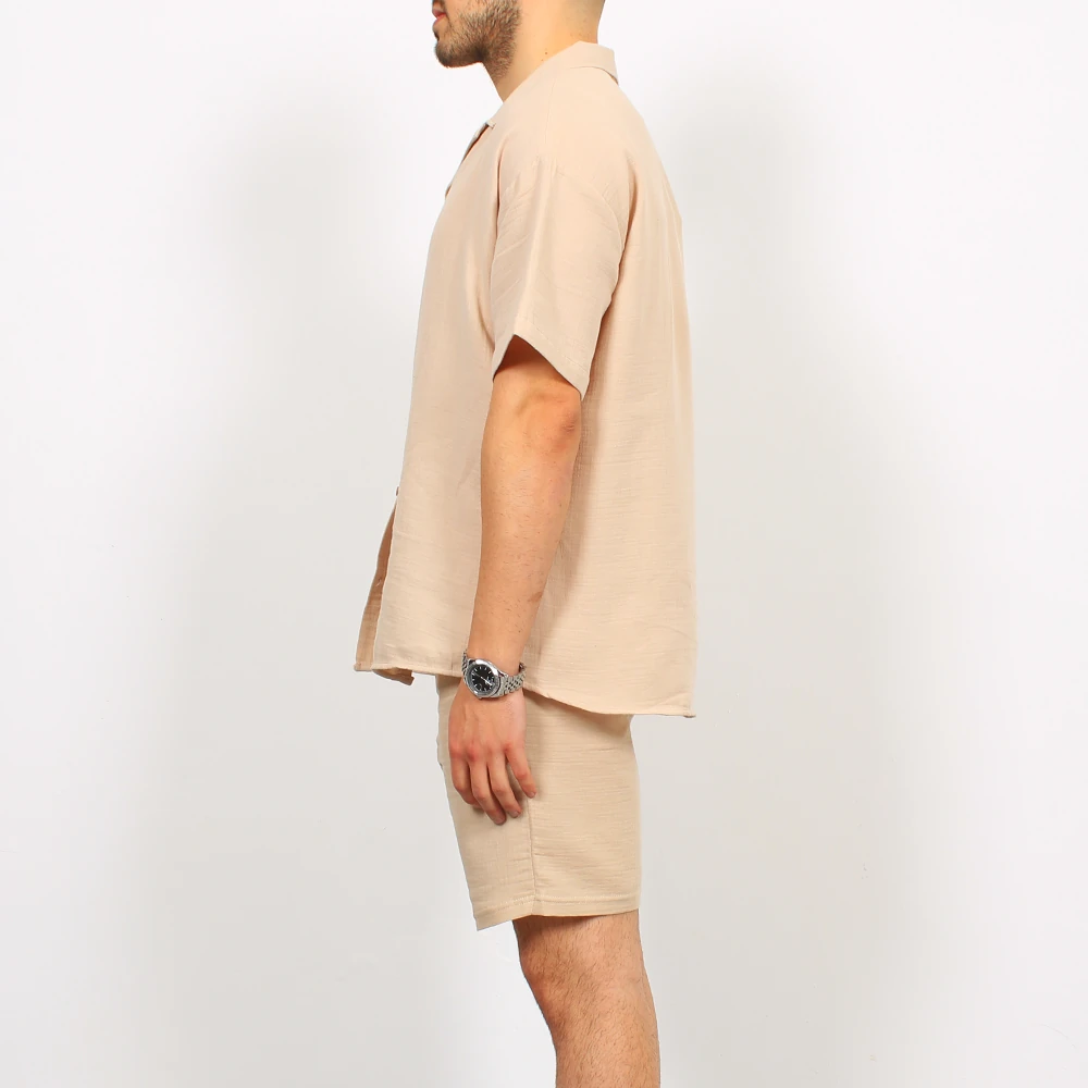 Muslin Takım Oversize Gömlek