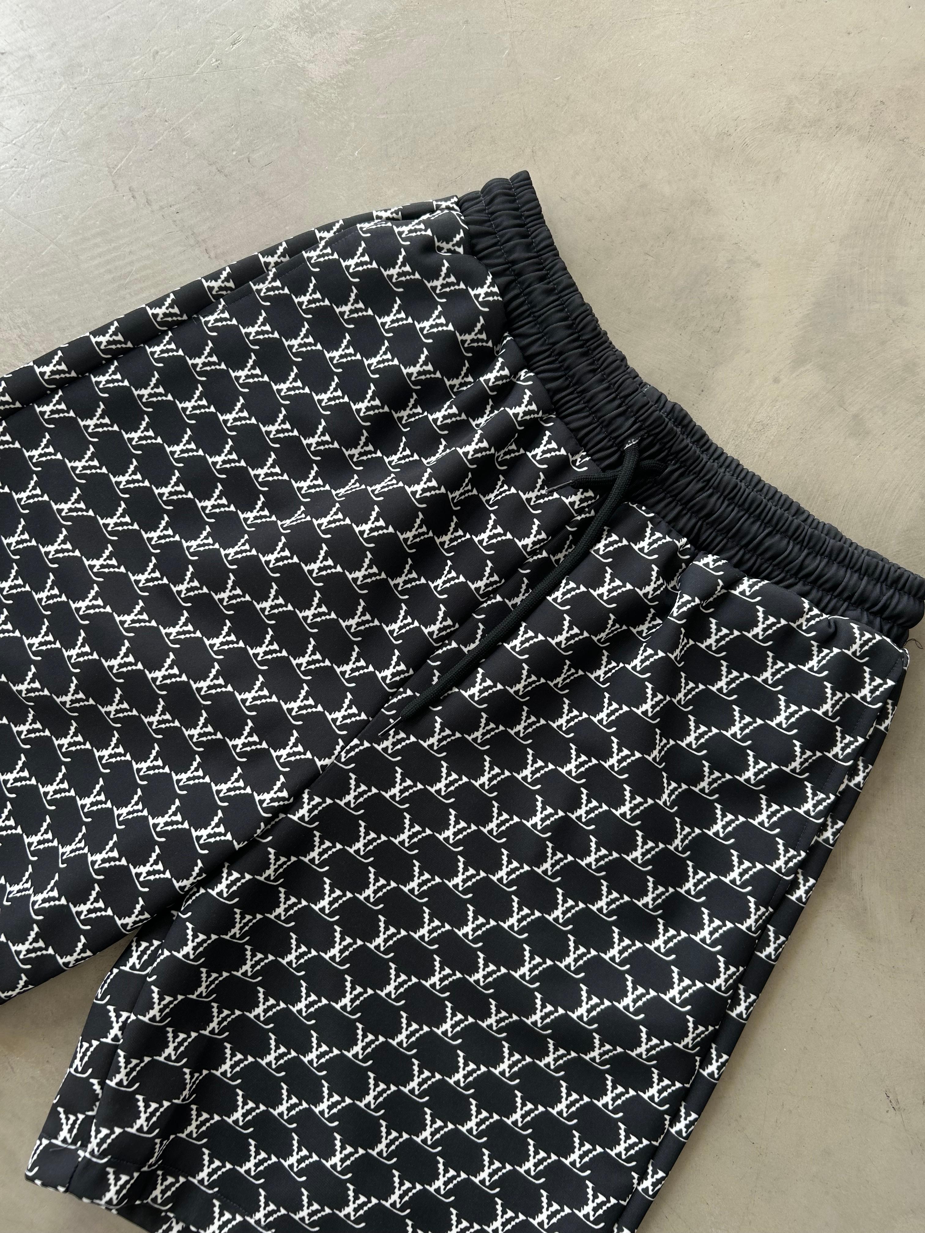 LV Desenli Premium Şort