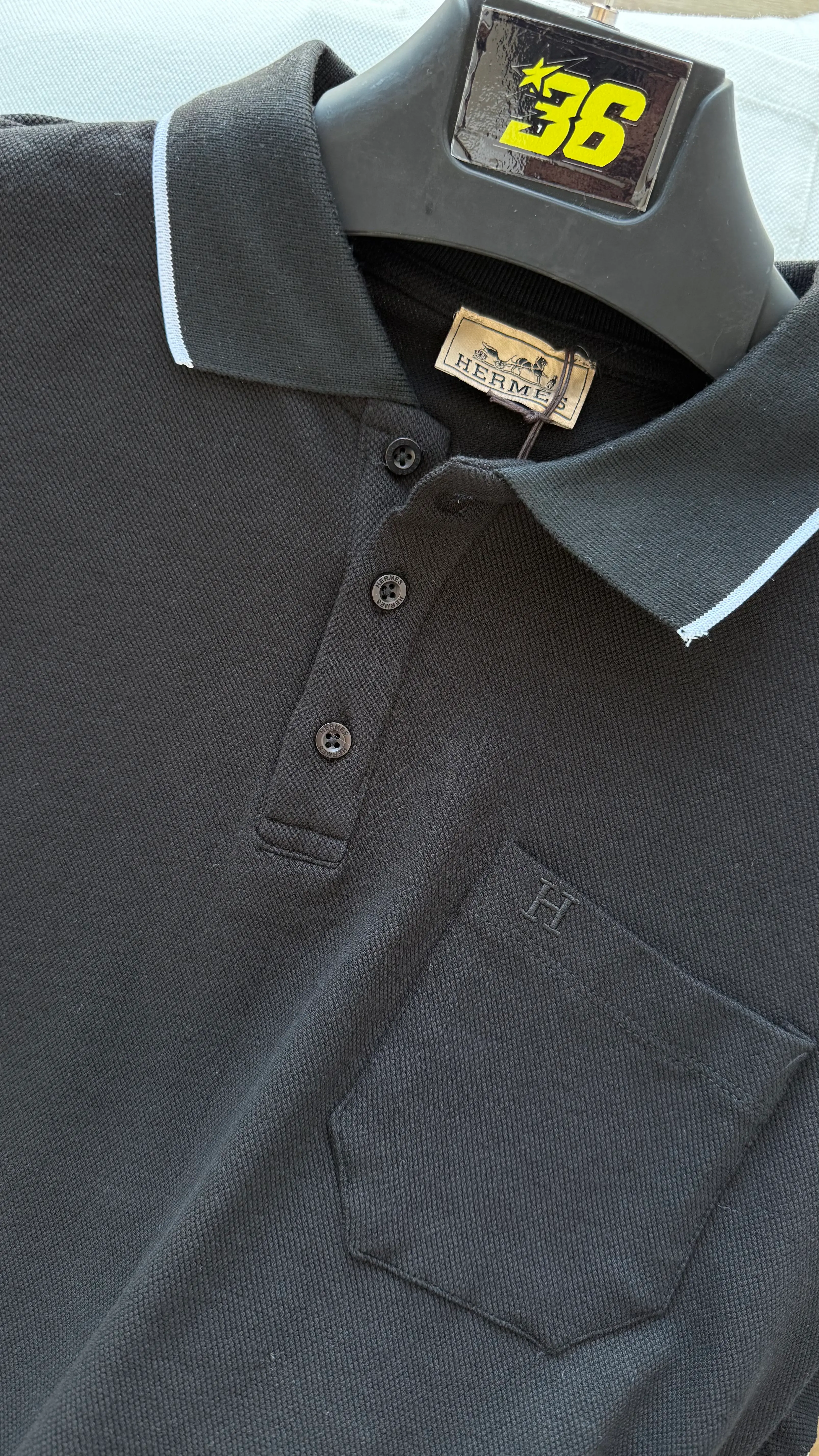 Cep Detaylı Polo Yaka T-Shirt