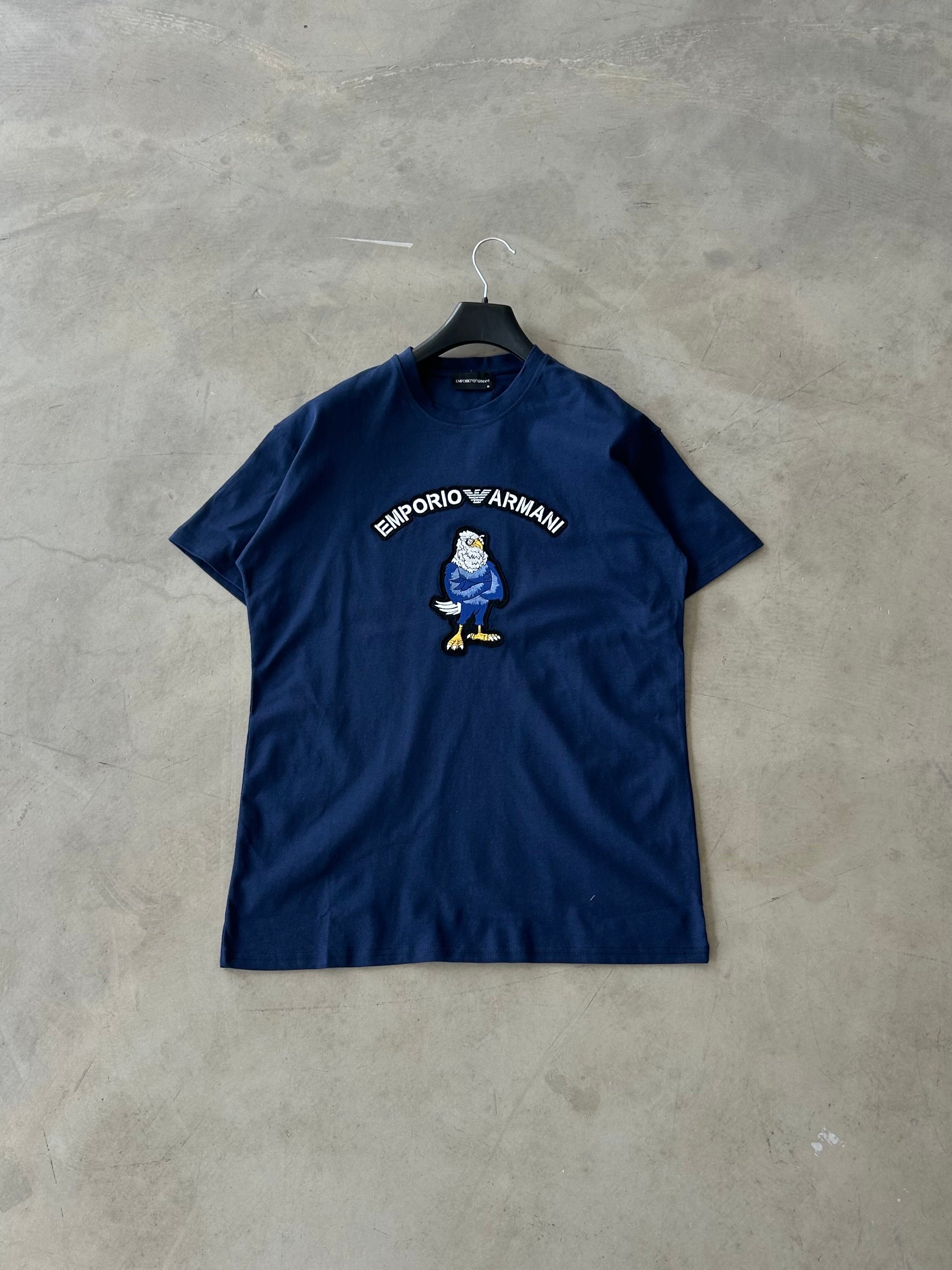 EA7 Nakışlı Premium Basic Tshirt