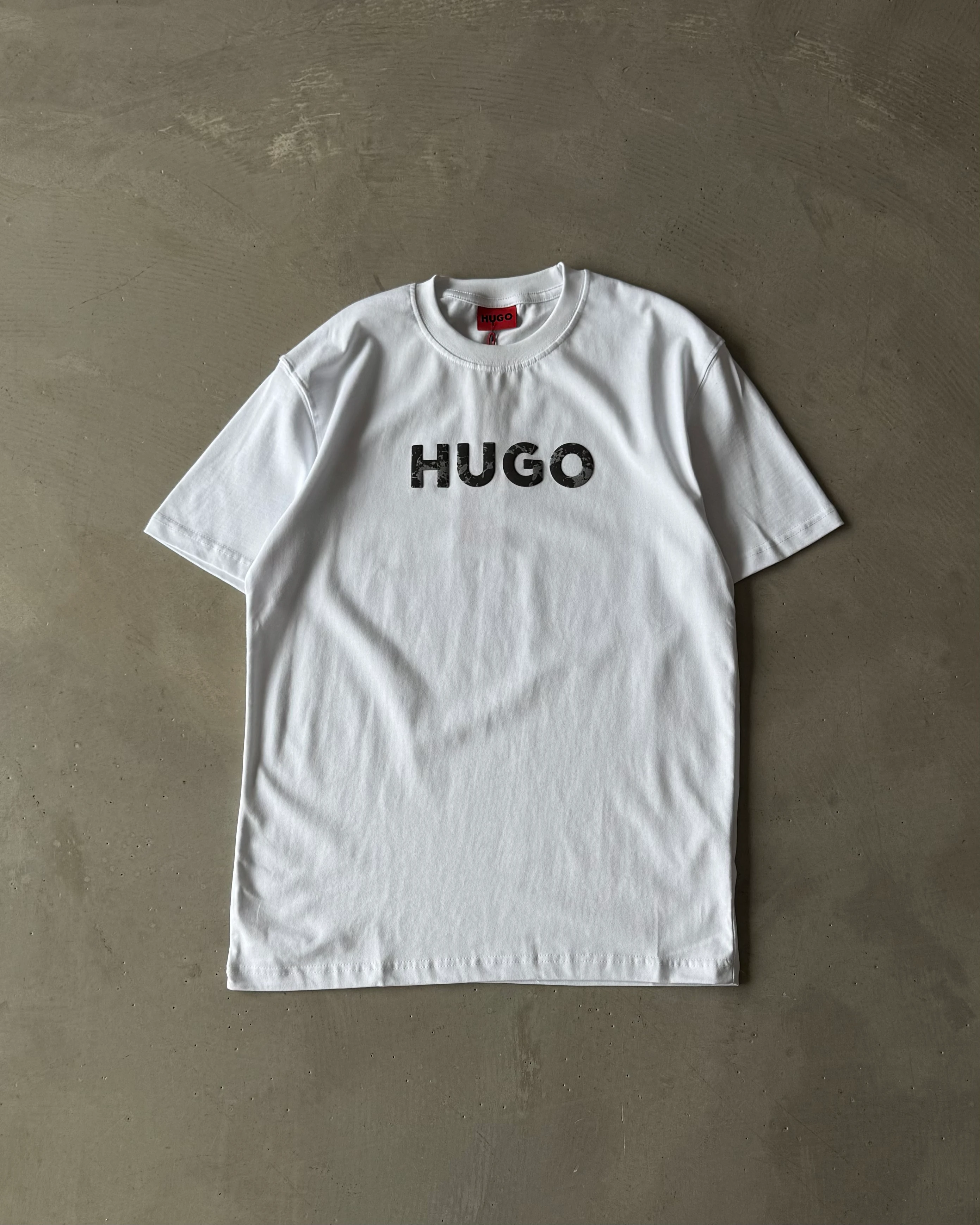 " HUGO " Baskılı Basic T-Shirt