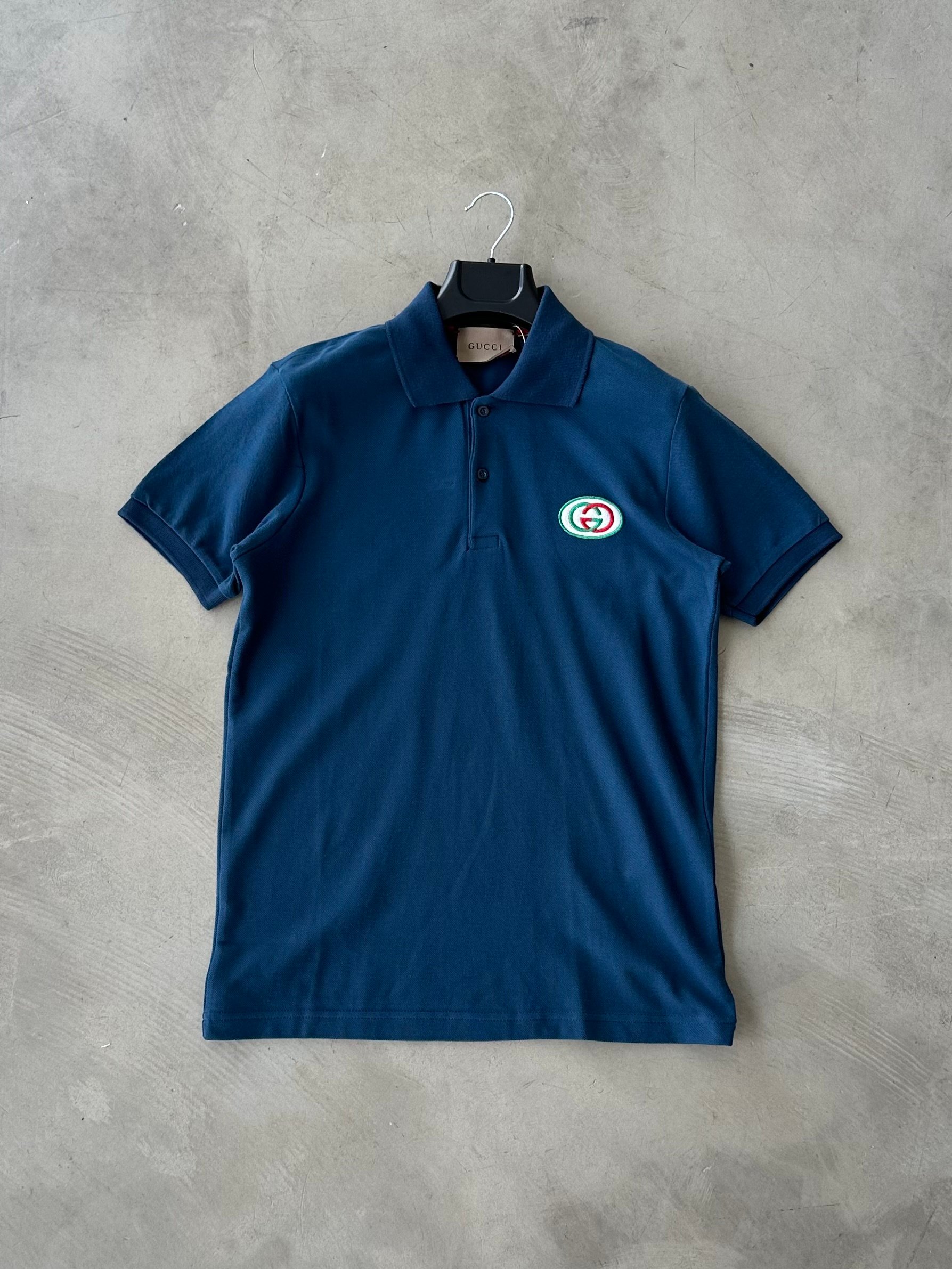 GCC Nakışlı Premium Polo Yaka Tee - Lacivert