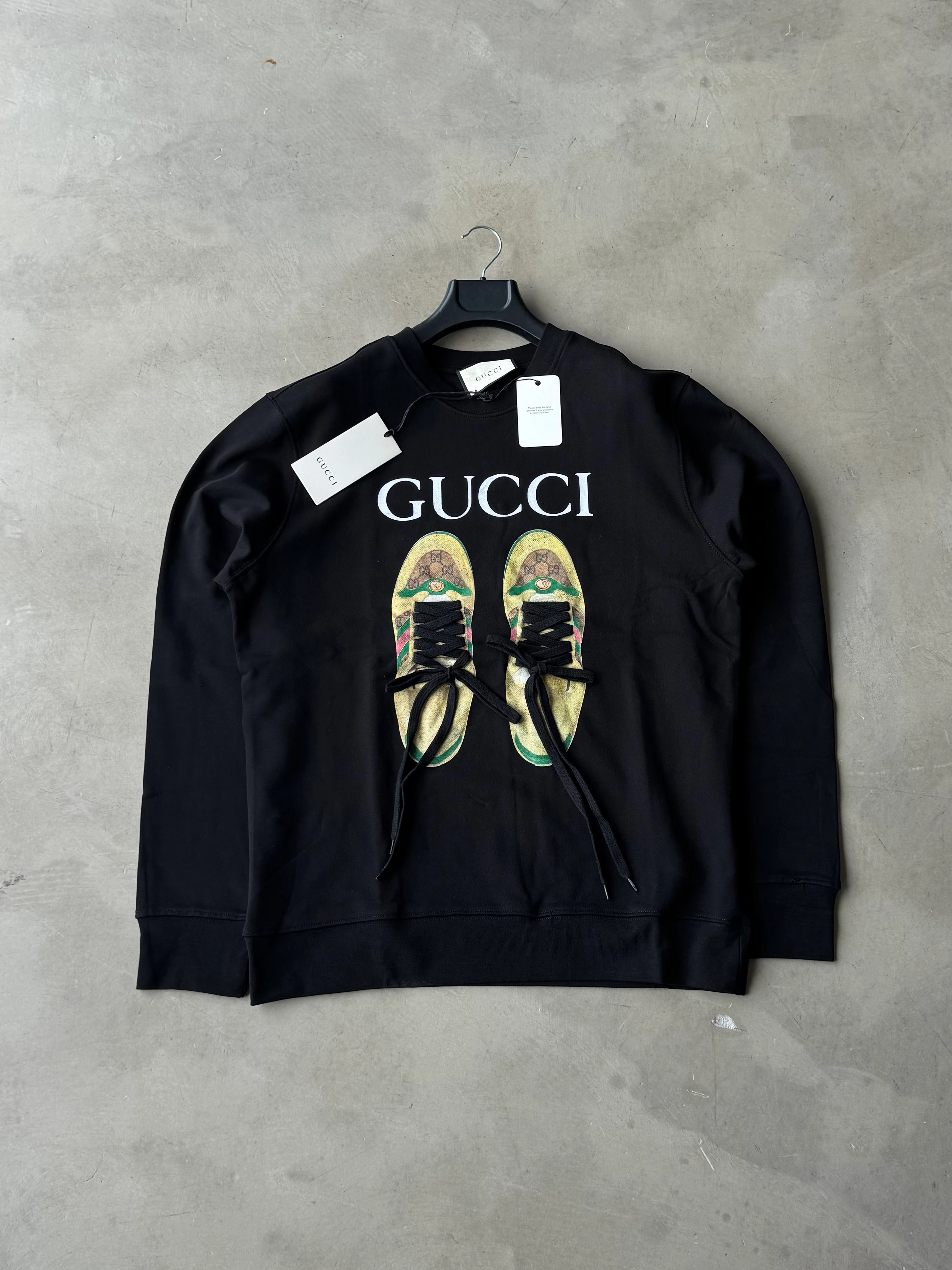 GC Premium BaskılI & Desenli Sweatshirt - Siyah