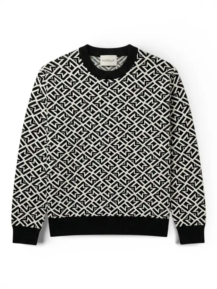 Çapraz Logo Detaylı Triko