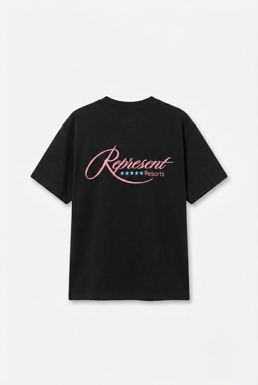 Arka Baskılı Kısa Kollu T-Shirt