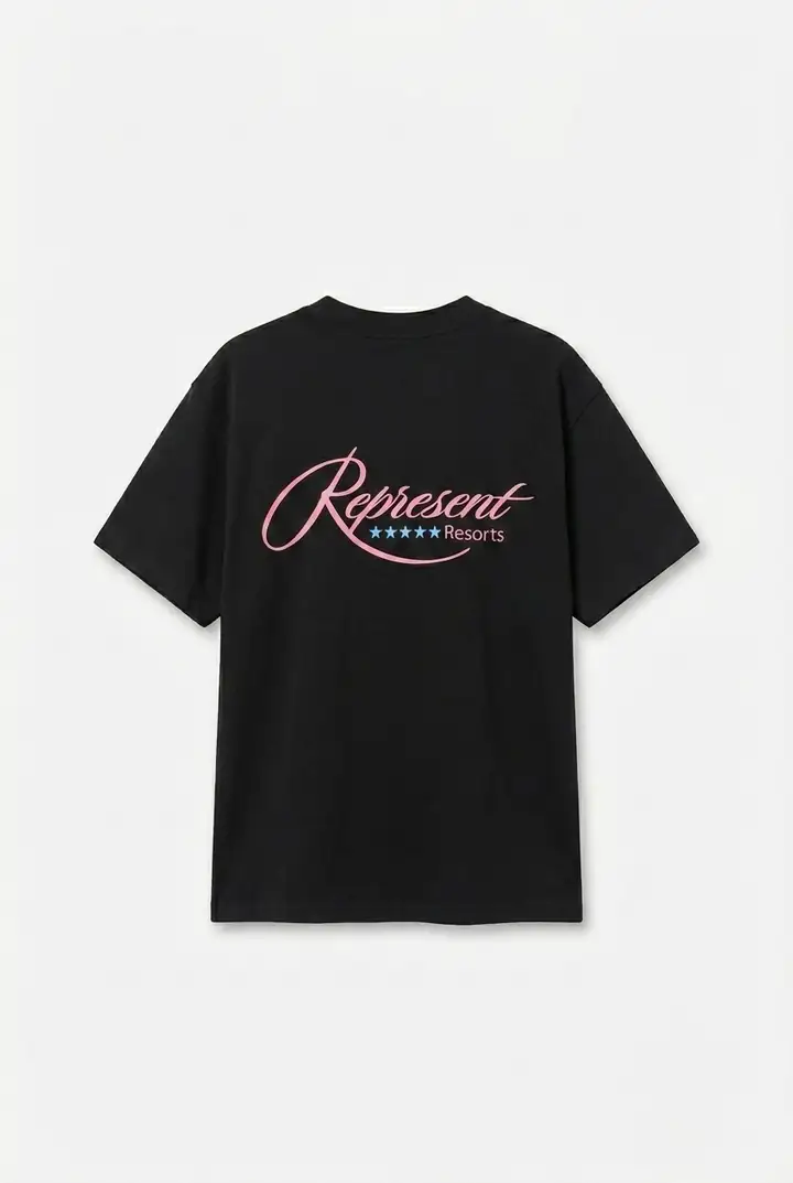 Arka Baskılı Kısa Kollu T-Shirt