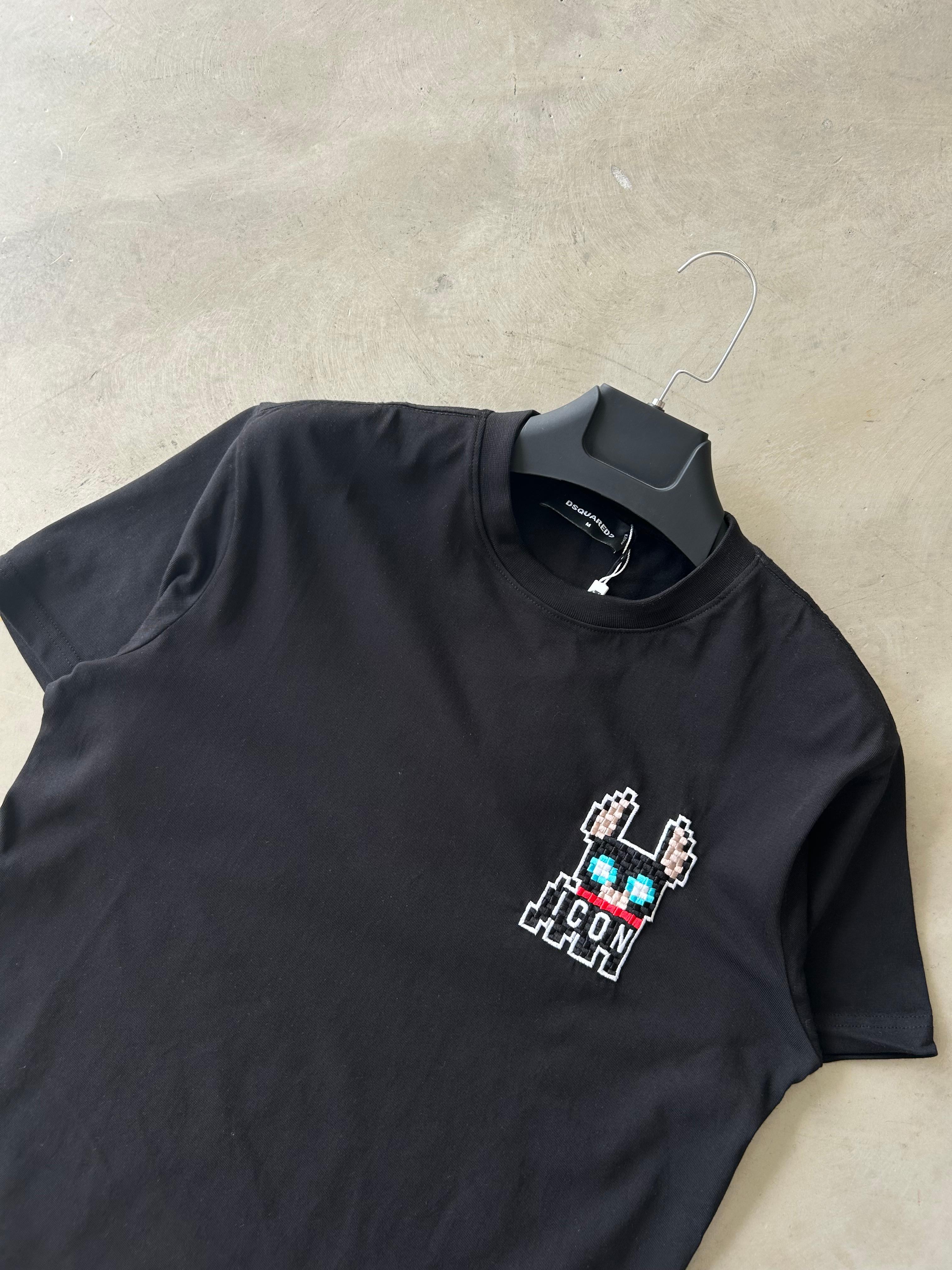 DSQ İcon Desenli Premium Tshirt