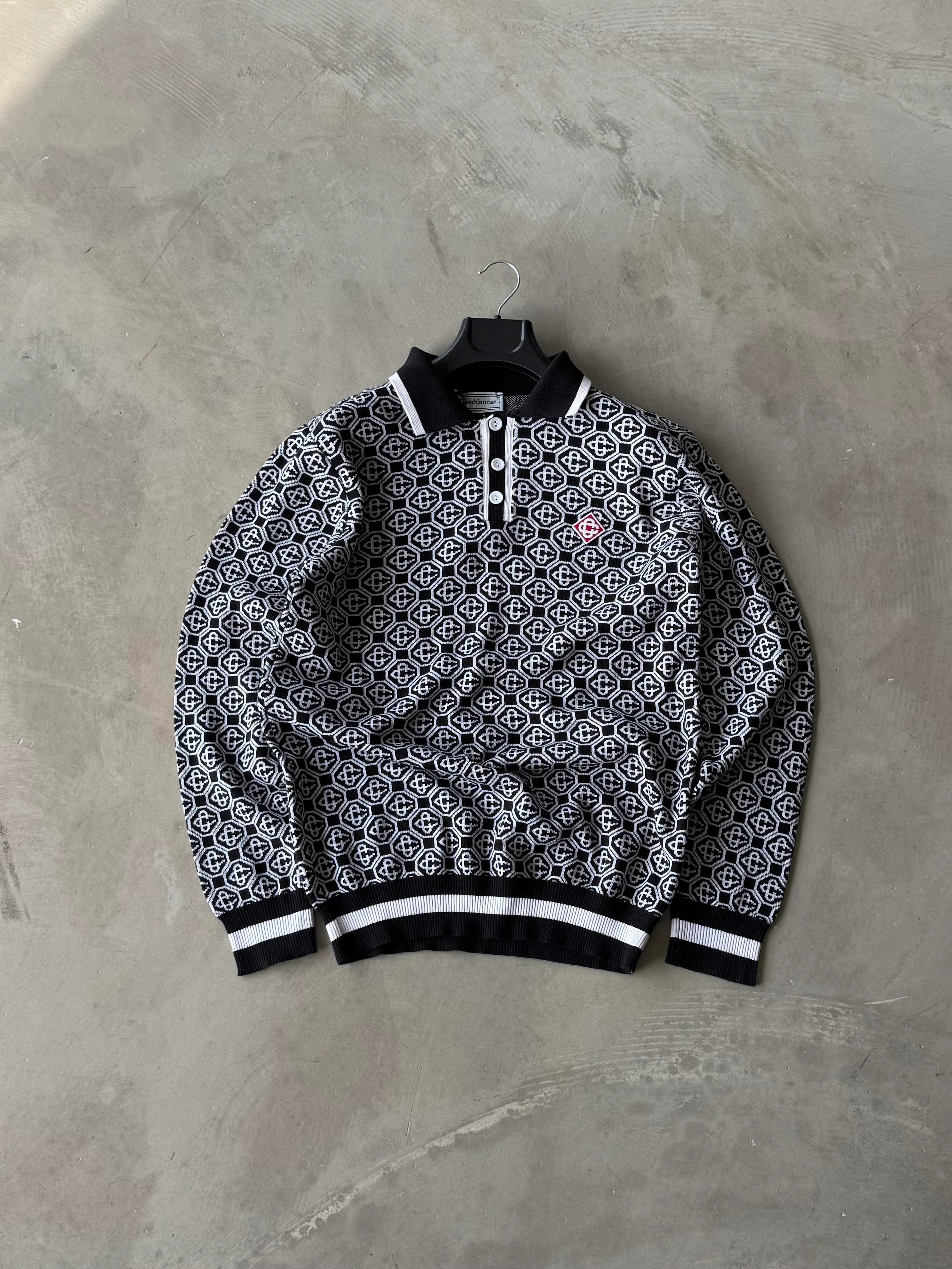 CSB Premium Desenli Triko - Siyah