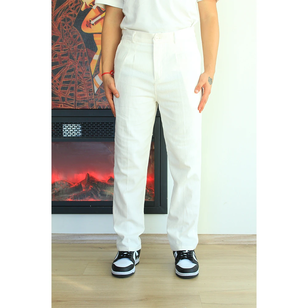 Krinkıl Kumaş Pantolon