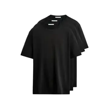 3'lü Relaxed Fit Basic Tshirt 