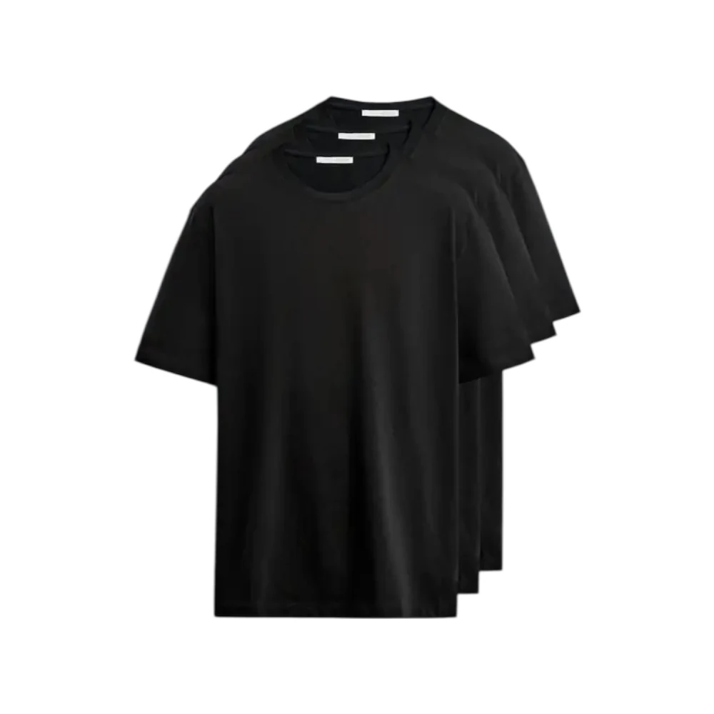 3'lü Relaxed Fit Basic Tshirt 