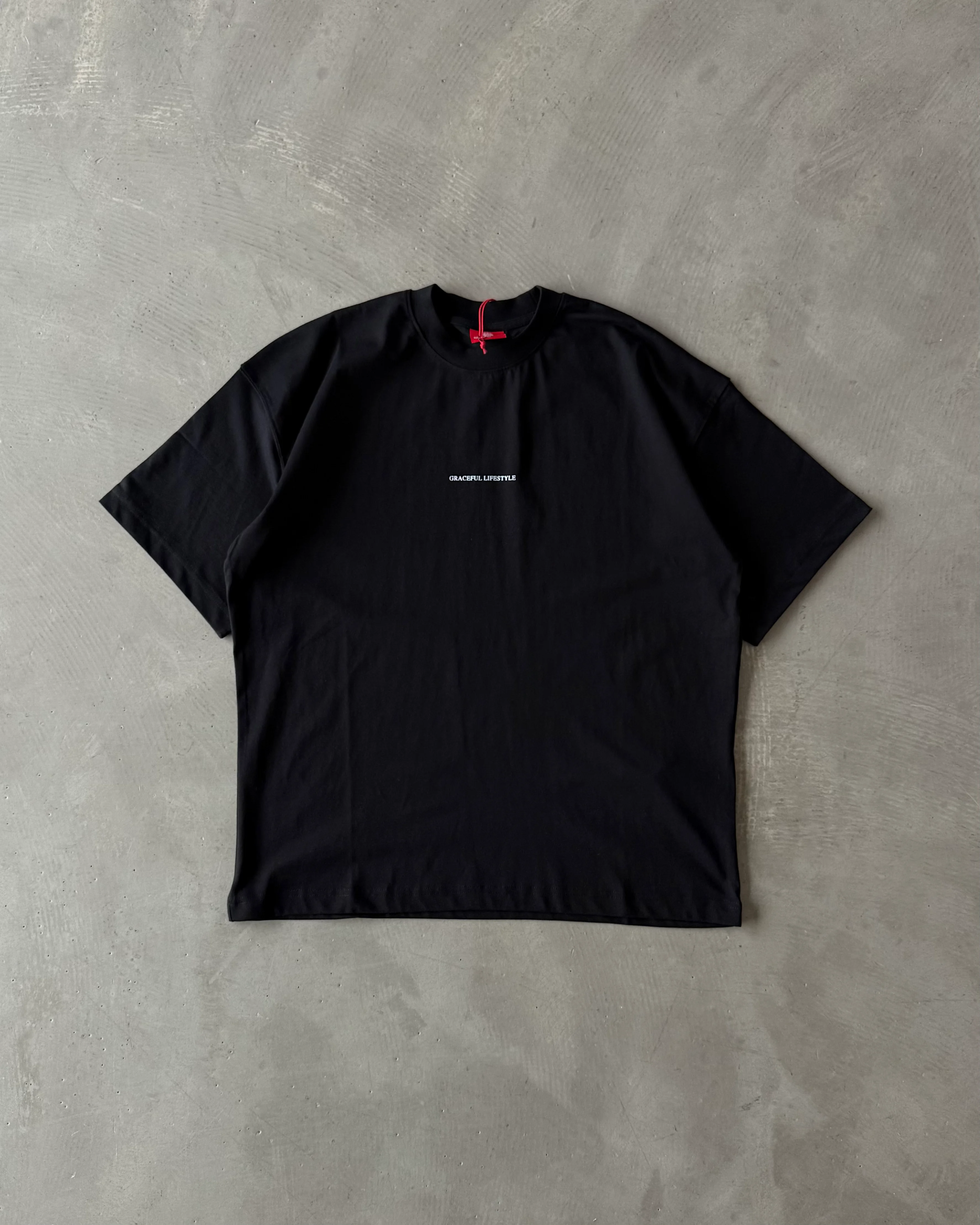 Arka Baskılı " Graceful " Basic T-Shirt