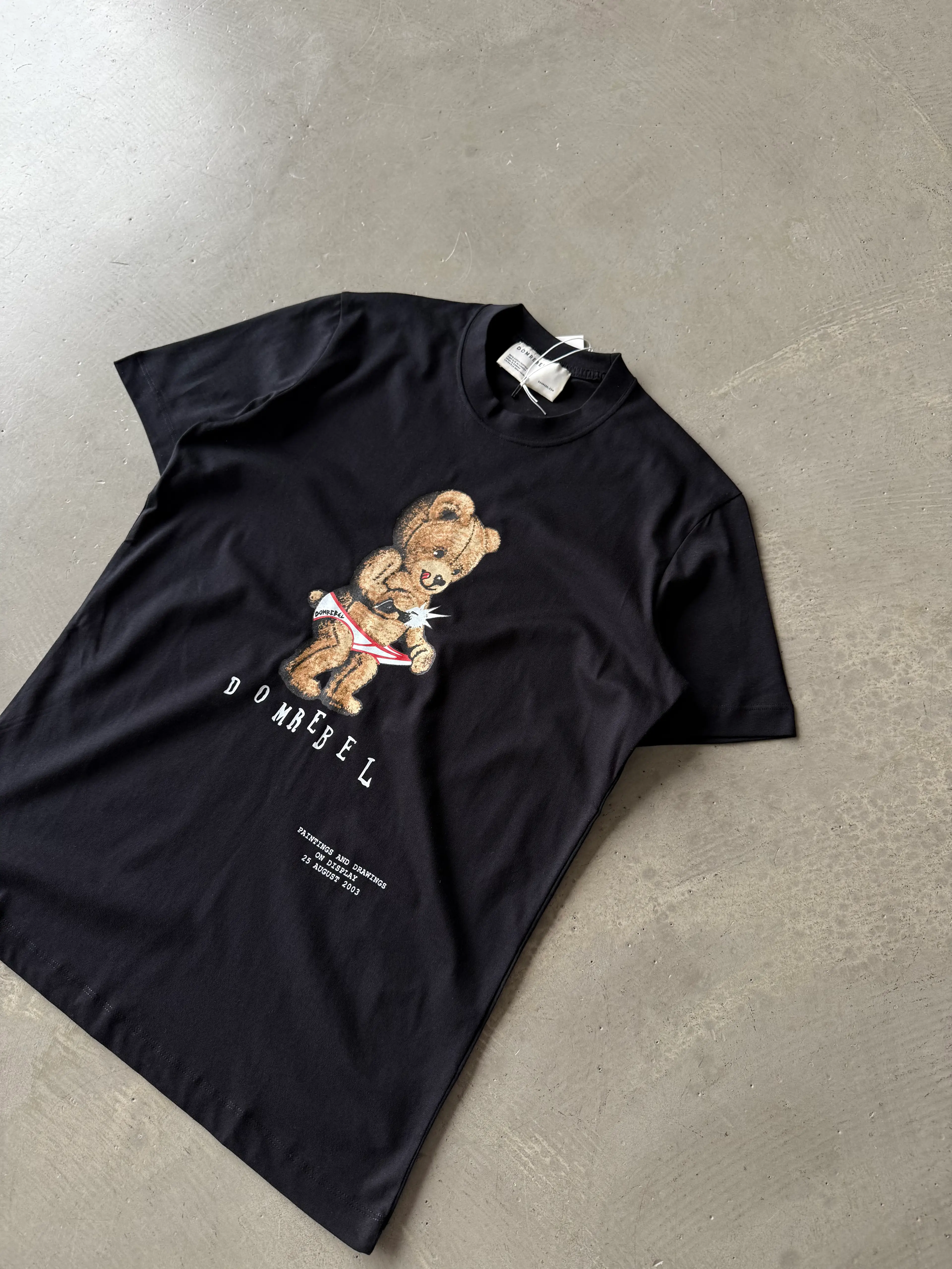 Göğüs Ayıcık Detaylı Basic T-Shirt